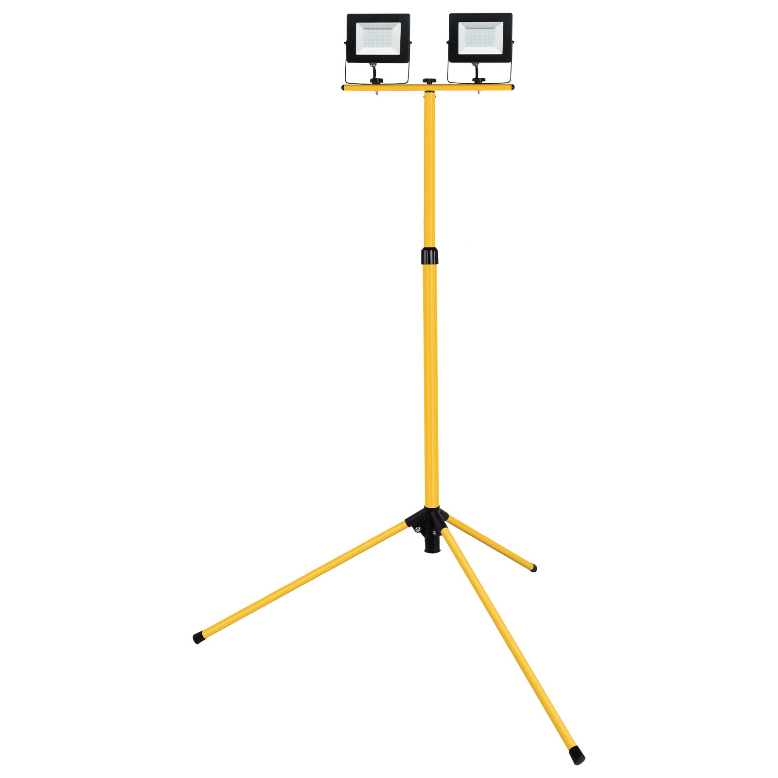 Dual 20W LED work light with tripod, 3200 lumens, IP65 weatherproof