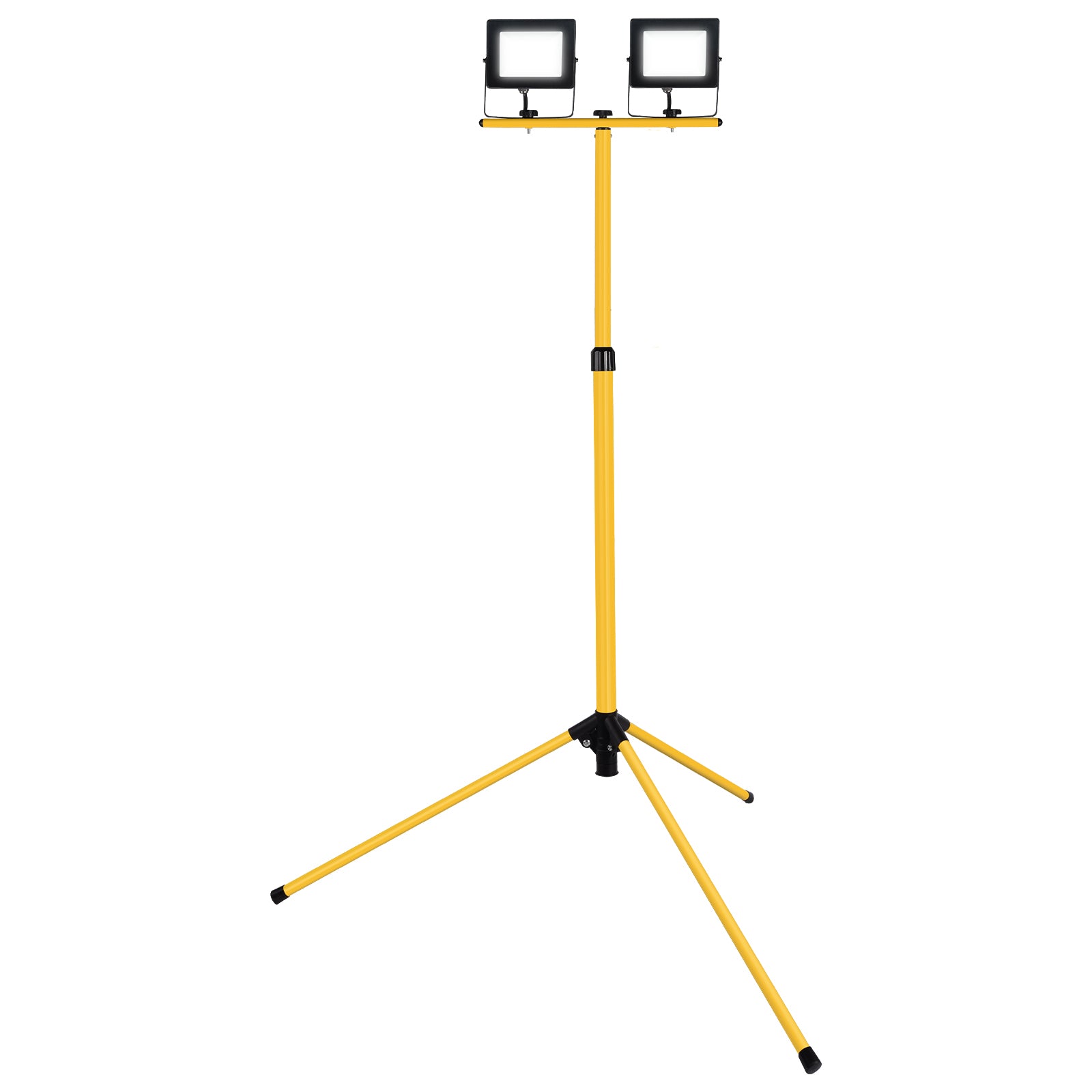Dual 20W LED work light with tripod, 3200 lumens, IP65 weatherproof