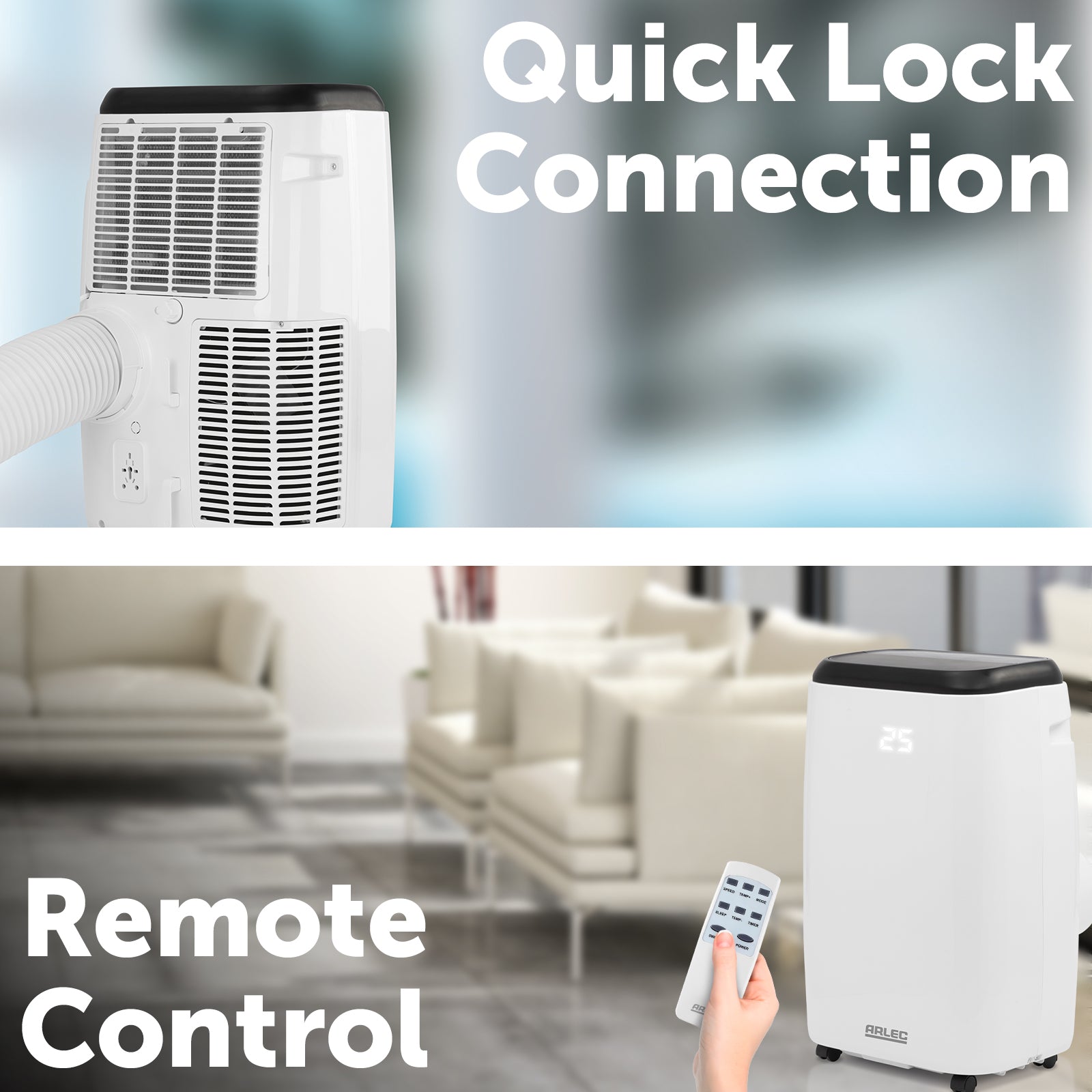 Arlec 3.3kW Portable Air Conditioner – Powerful Cooling with Adjustable Modes