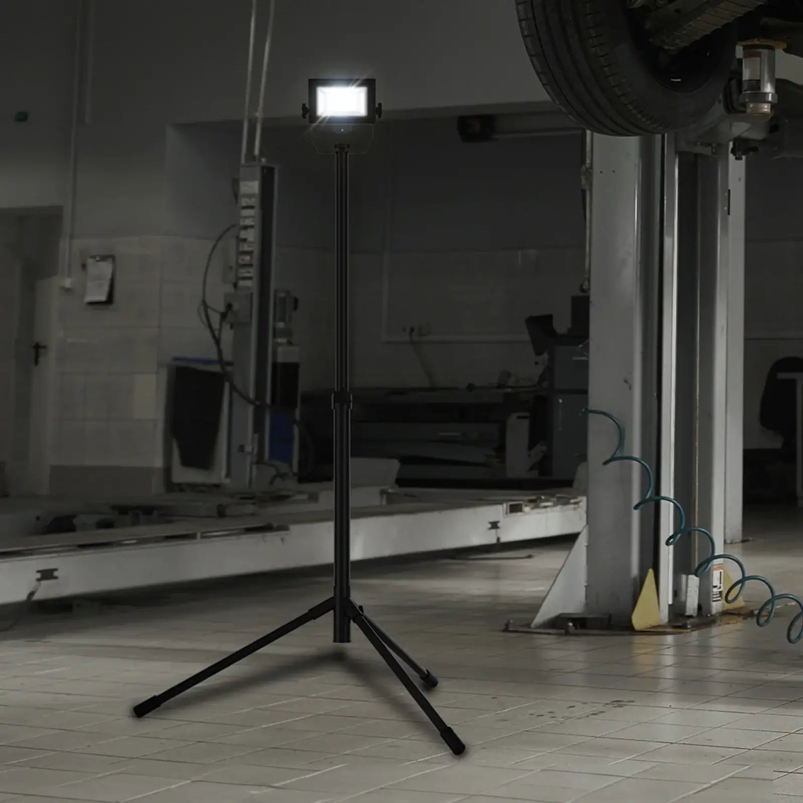 30W LED worklight with adjustable tripod stand, portable design, IP65 rated