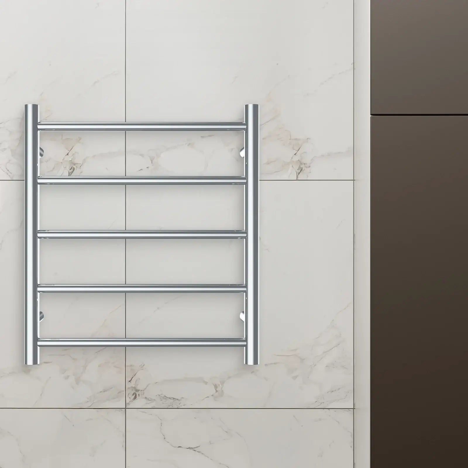Arlec 35W 5 bar stainless steel heated towel rail, compact and efficient