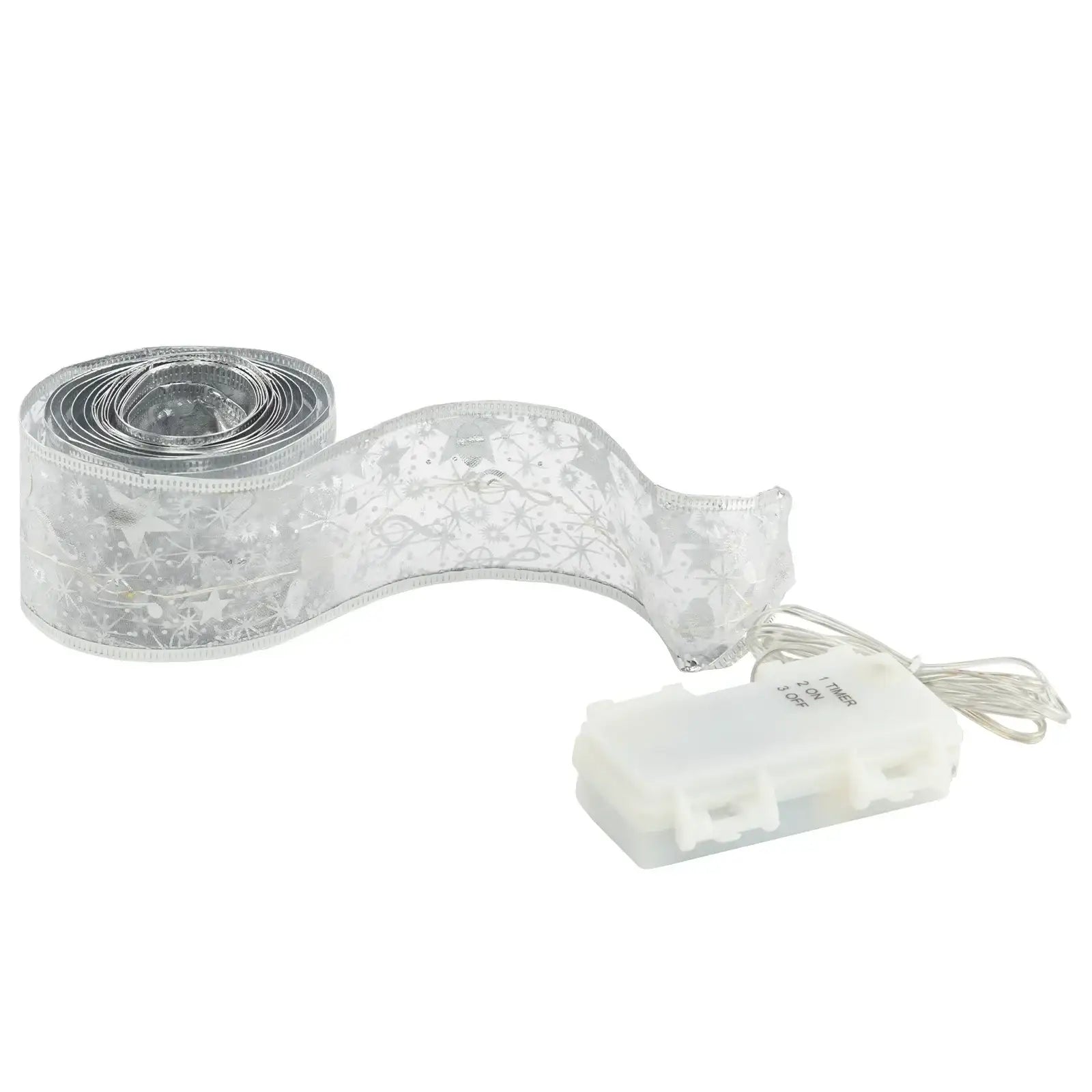 Arlec 3m LED ribbon light, battery operated warm white strip with timer for indoor use