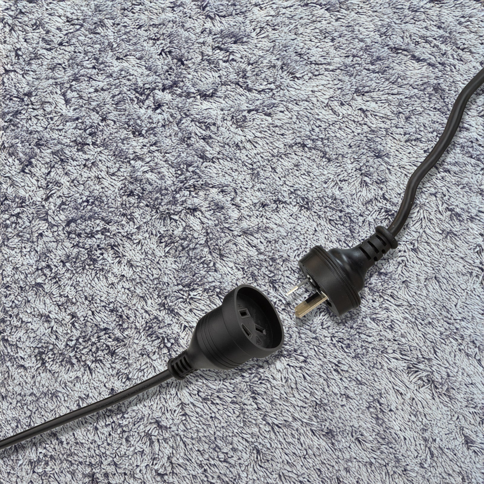 Twin pack black 3m extension leads – Arlec home power solution