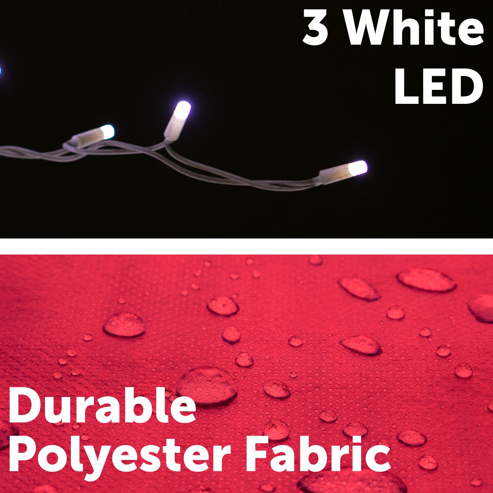 Arlec 3m inflatable Santa – low voltage Christmas yard decoration with LED lights and durable polyester design