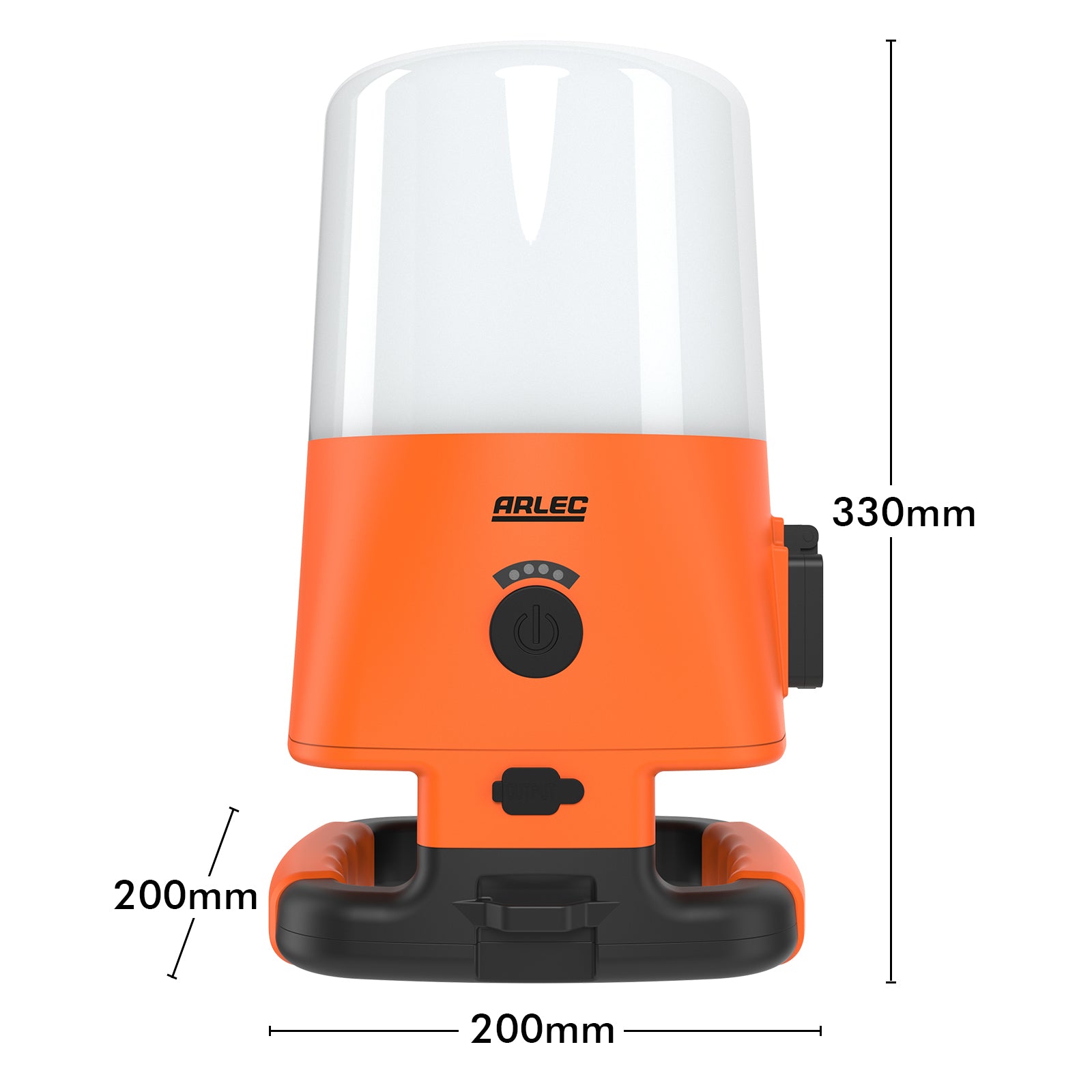 Arlec dual power LED worklight – 4000lm plug-in, 1000lm rechargeable, USB output
