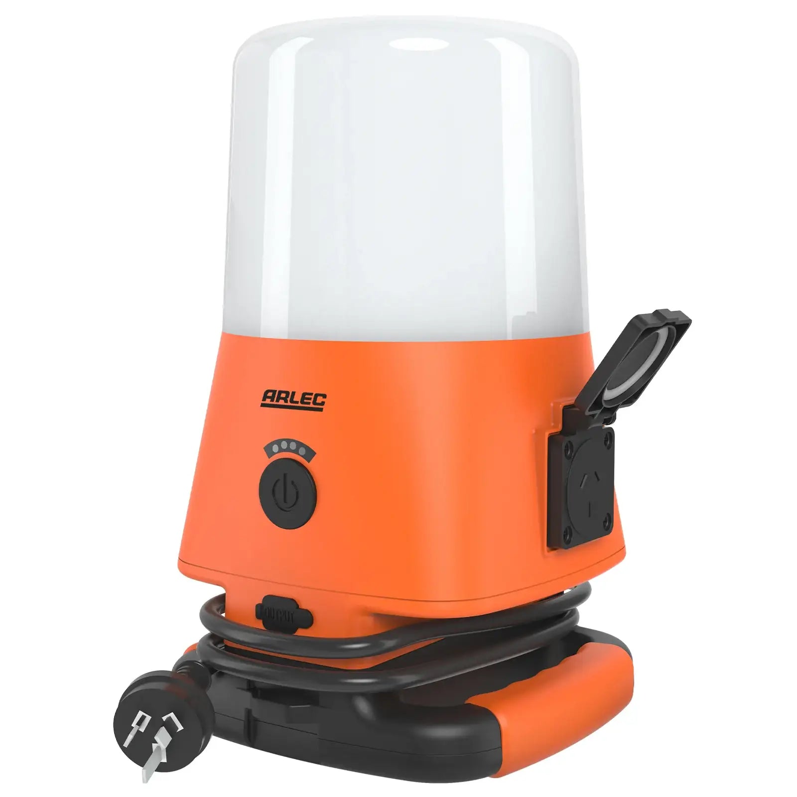 Arlec dual power LED worklight – 4000lm plug-in, 1000lm rechargeable, USB output