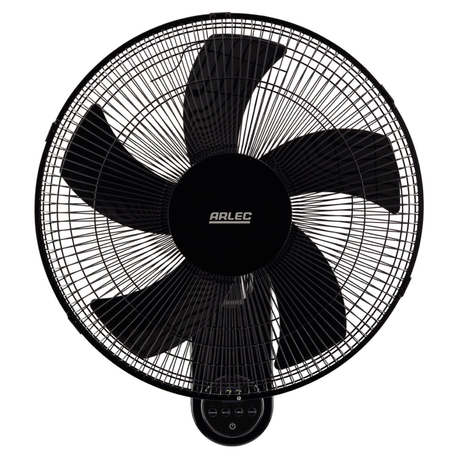 Arlec 40cm Wall Fan With Remote – Oscillating Wall-Mountable Fan with Speed Control