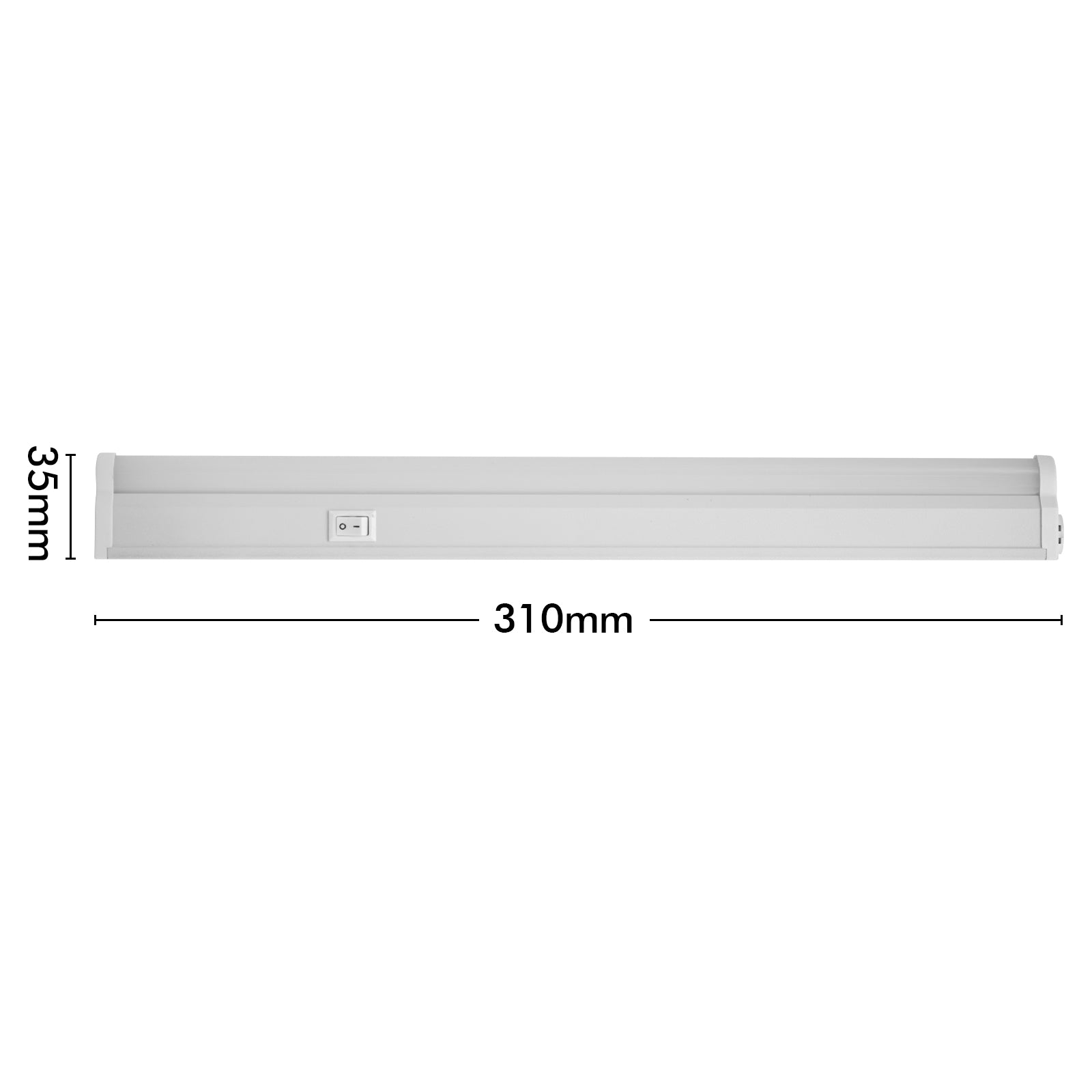 Arlec LED bar light with linkable design, slim DIY cabinet lighting solution, cool white strip light