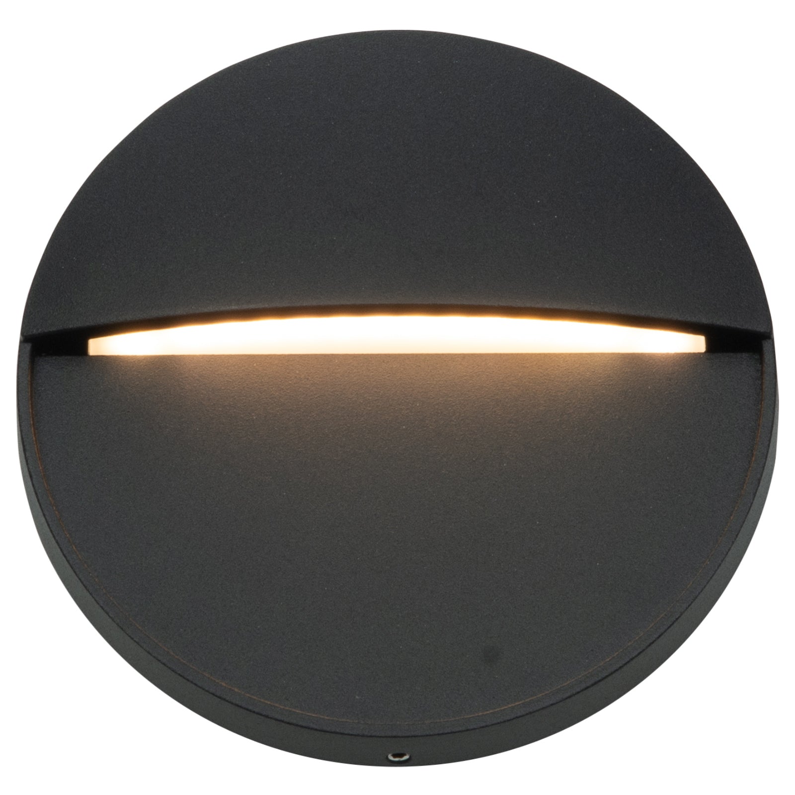 Arlec 4W CCT LED Round Black Exterior Step Light - energy efficient LED, CCT selectable light