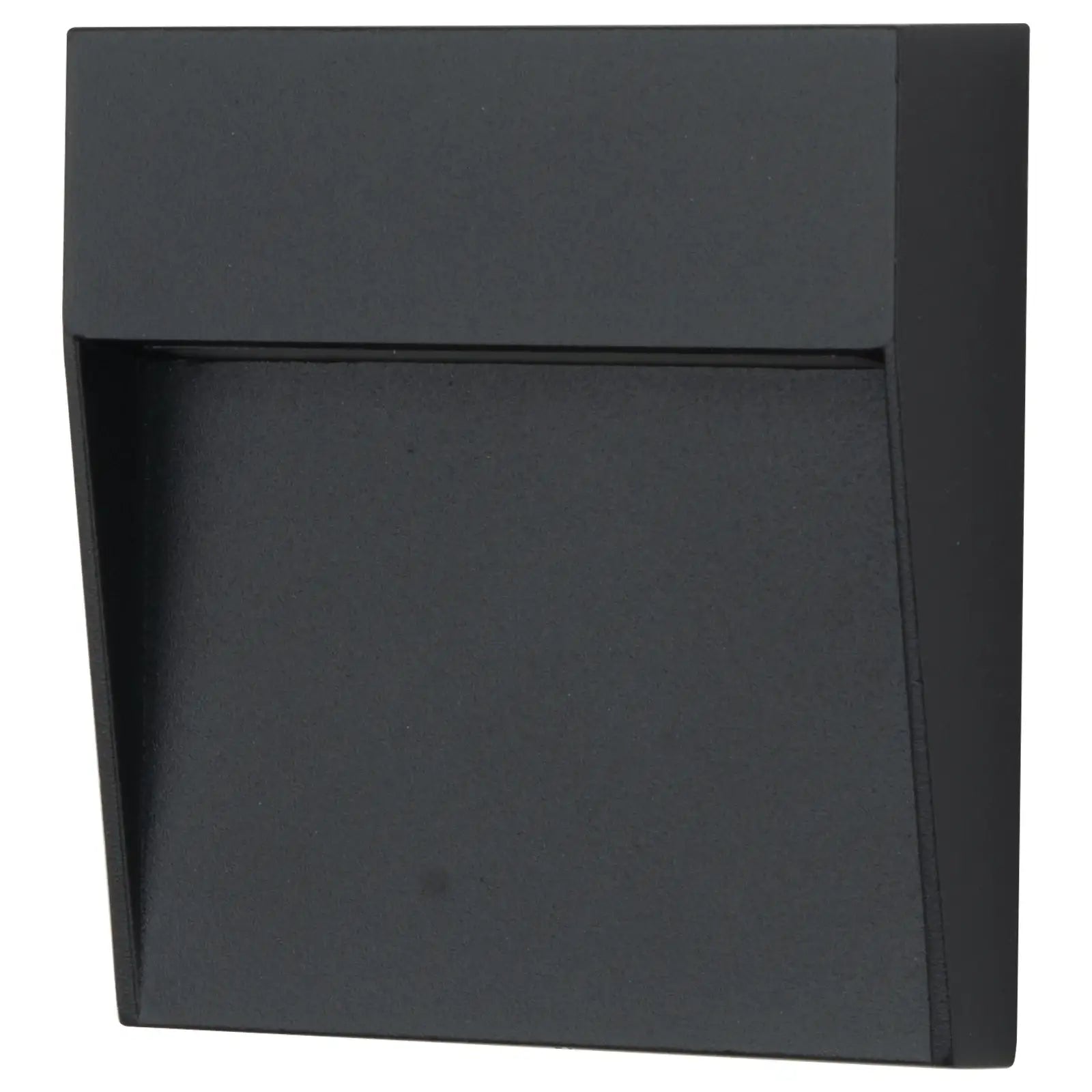 Arlec 4W CCT LED Square Black Exterior Step Light - energy efficient LED, CCT selectable light