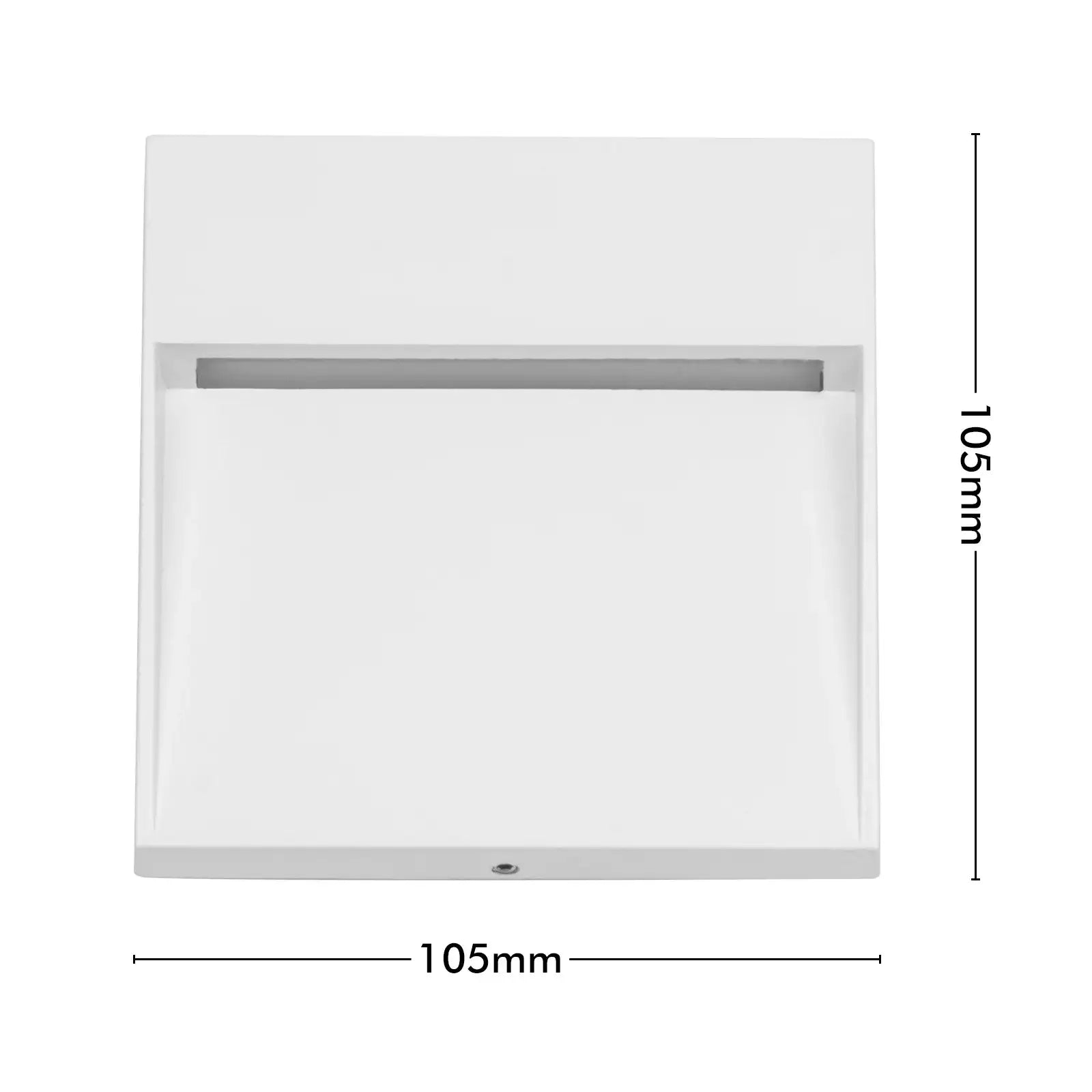 Arlec 4W white square CCT LED step light – exterior wall lighting solution