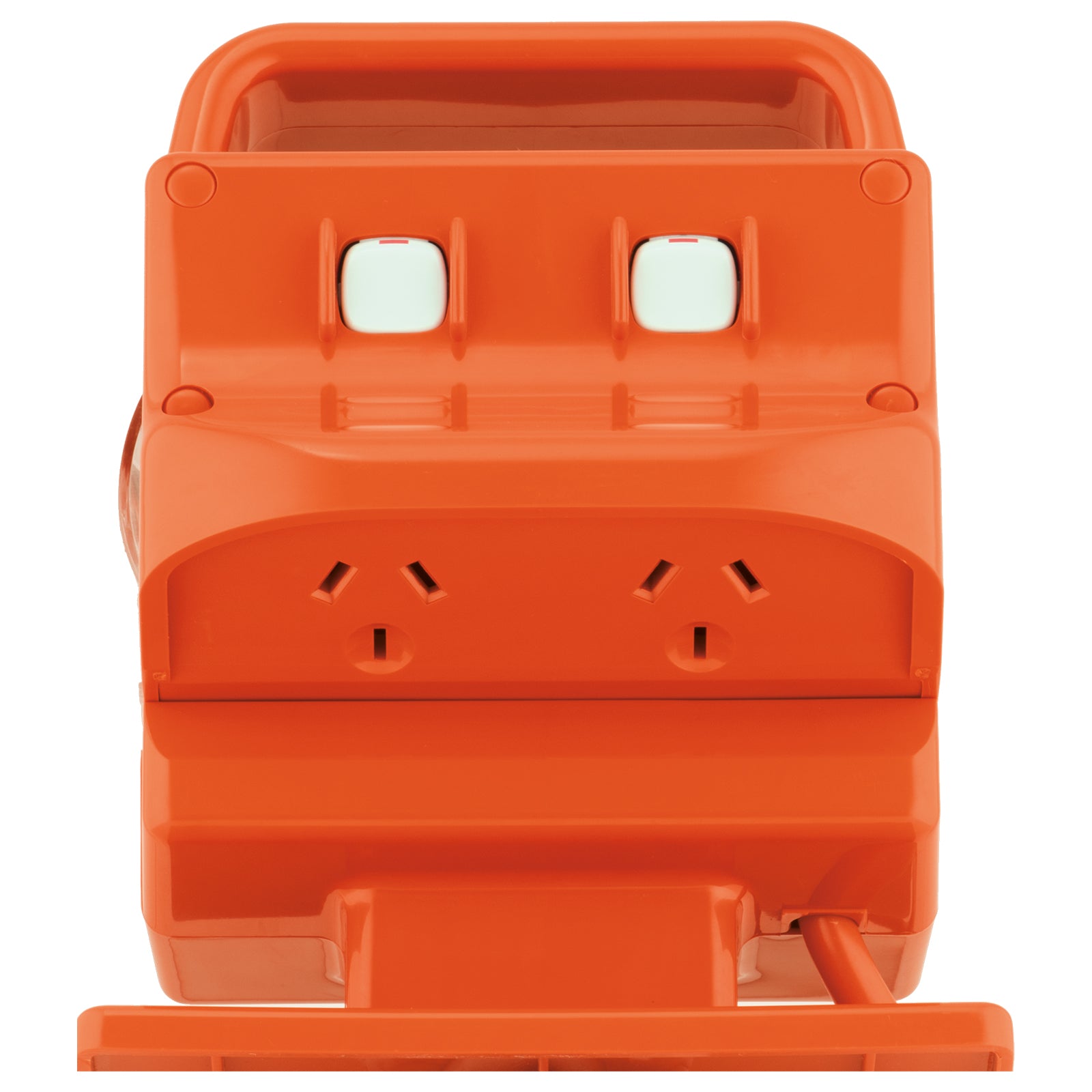 Arlec 4 Outlet Heavy Duty Power Block with FS RCD Safety Switch for job sites