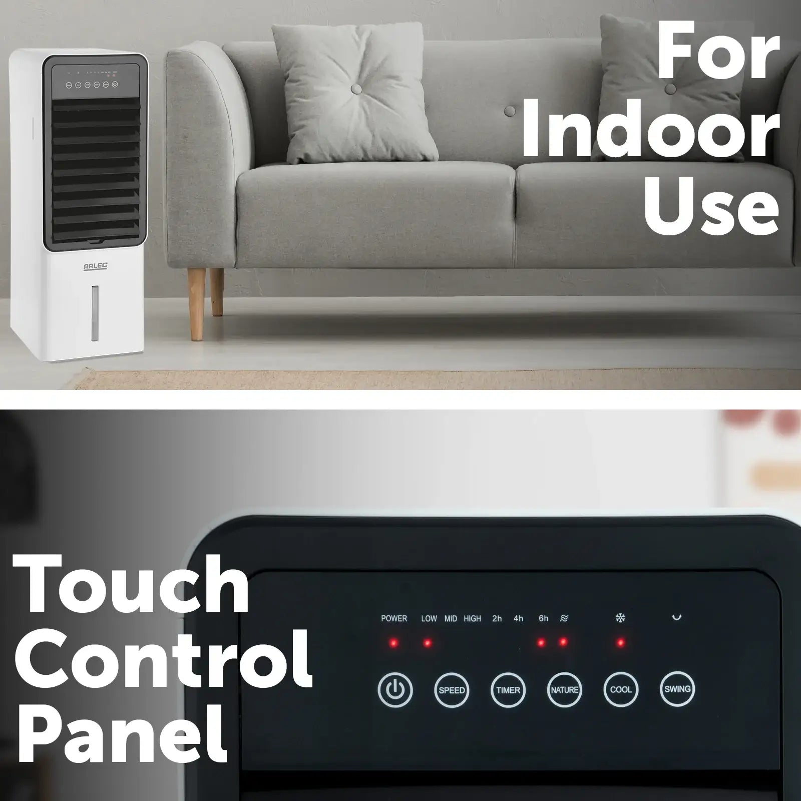 Arlec 5.5L Remote Evaporative Cooler – Energy Efficient Cooling with Water Tank