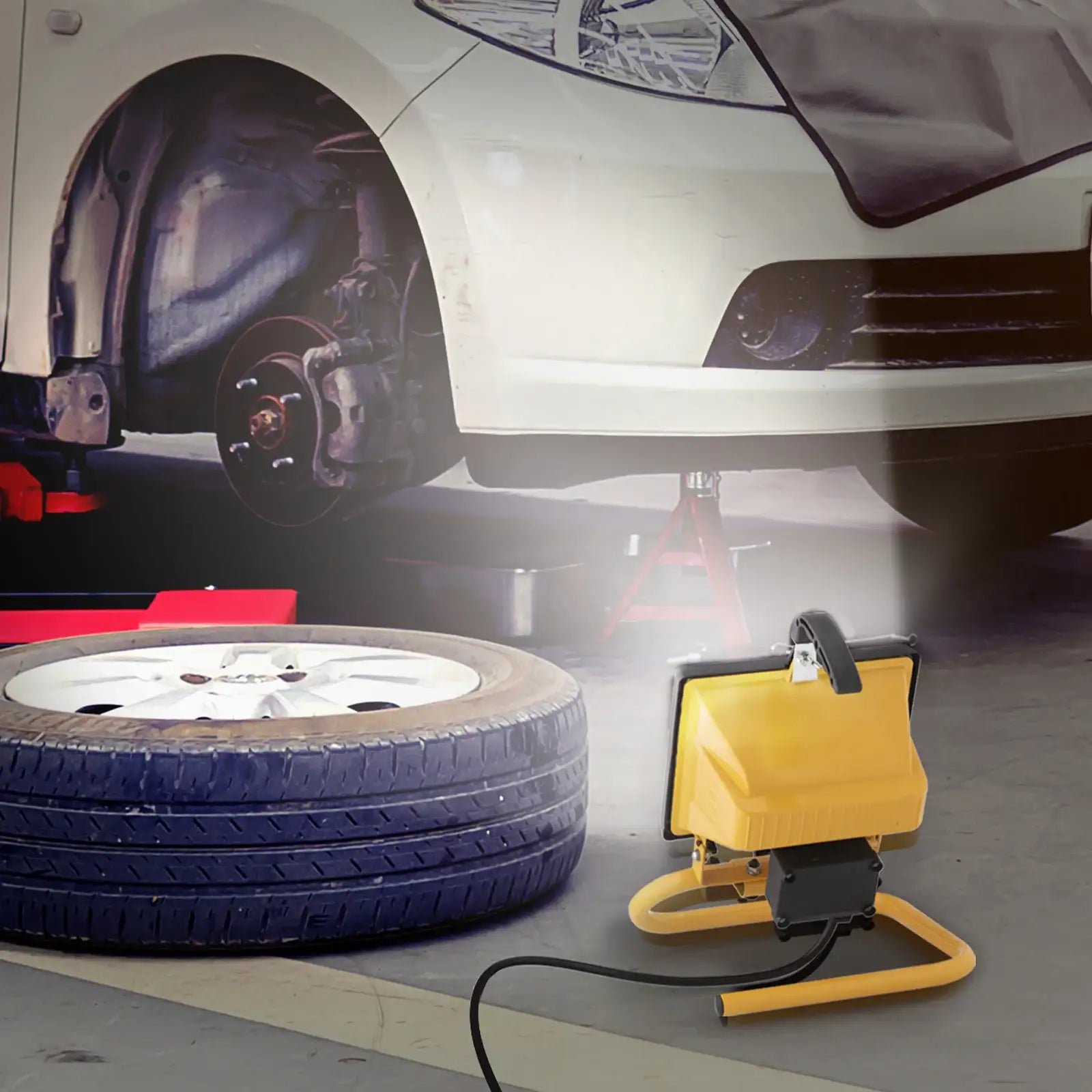 Arlec 500W portable halogen worklight – IP54 rated for indoor and temporary outdoor use