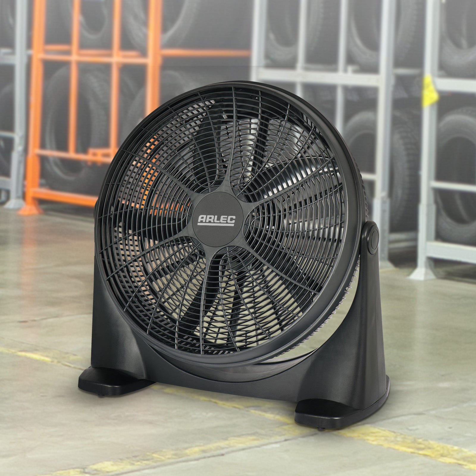 Arlec 50cm High Velocity Box Fan – Industrial Grade Portable Cooling Fan