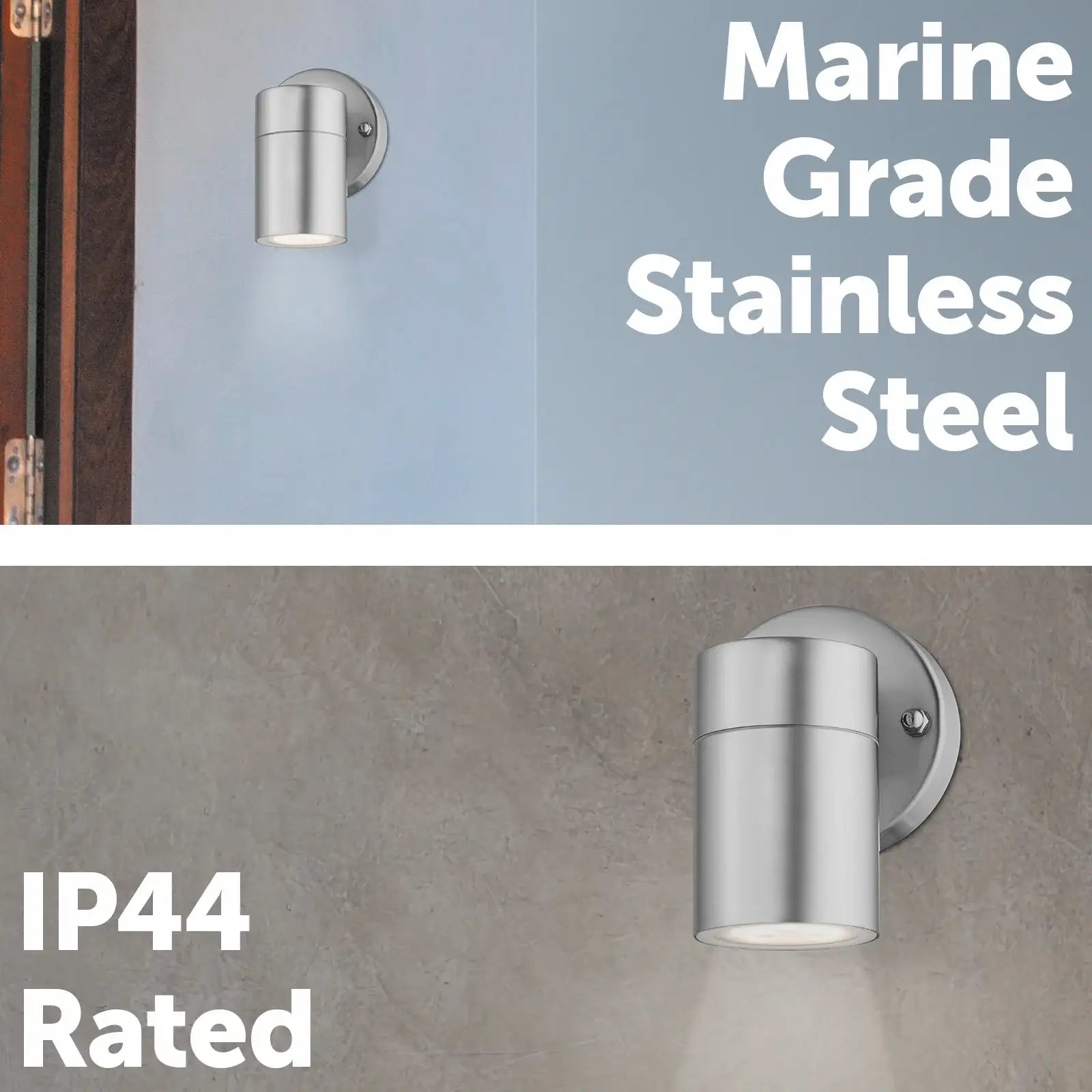 Arlec 5W 240V LED Marine Grade Wall Light - exterior wall light, energy efficient LED