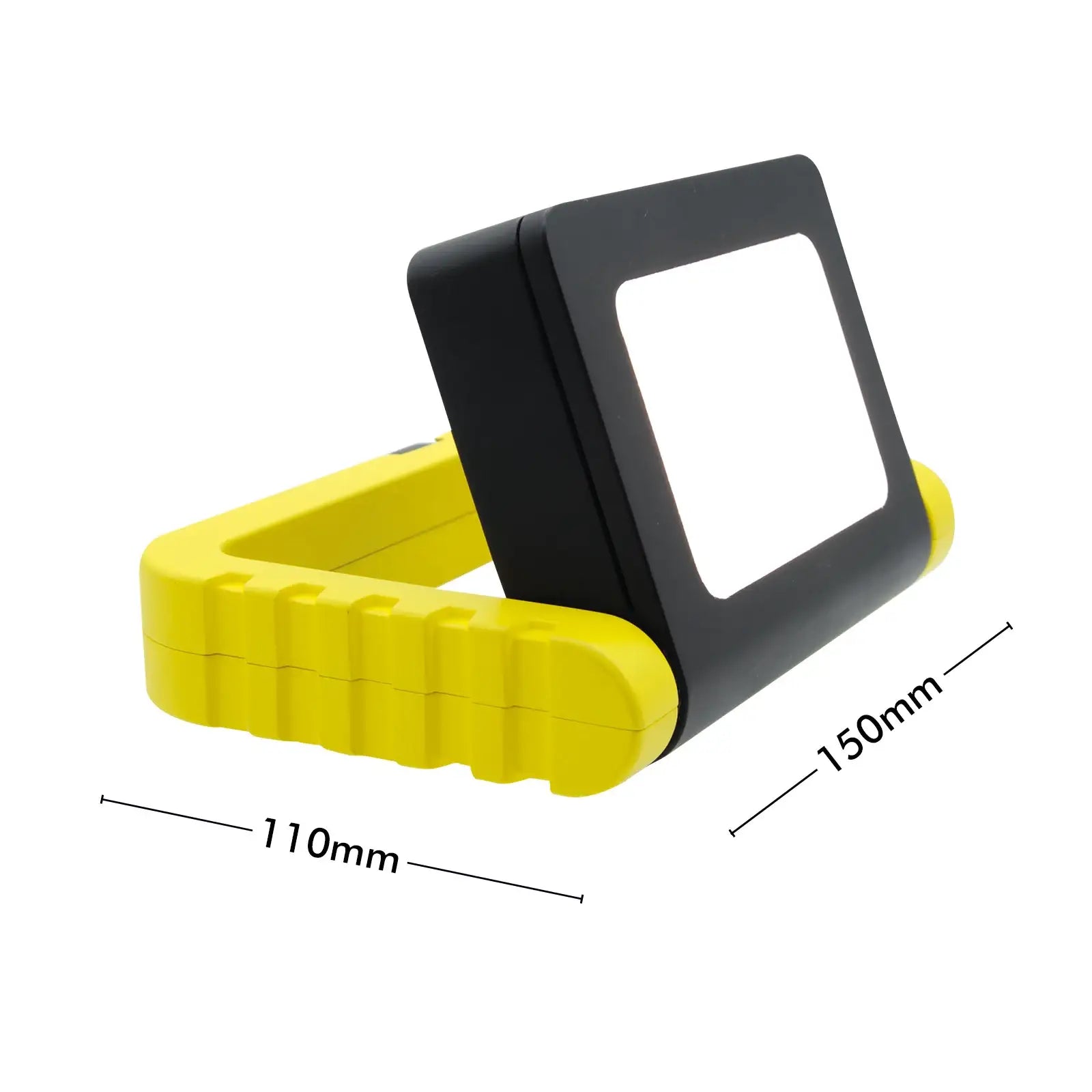 Portable 5W battery-operated LED work light with hook and magnetic stand