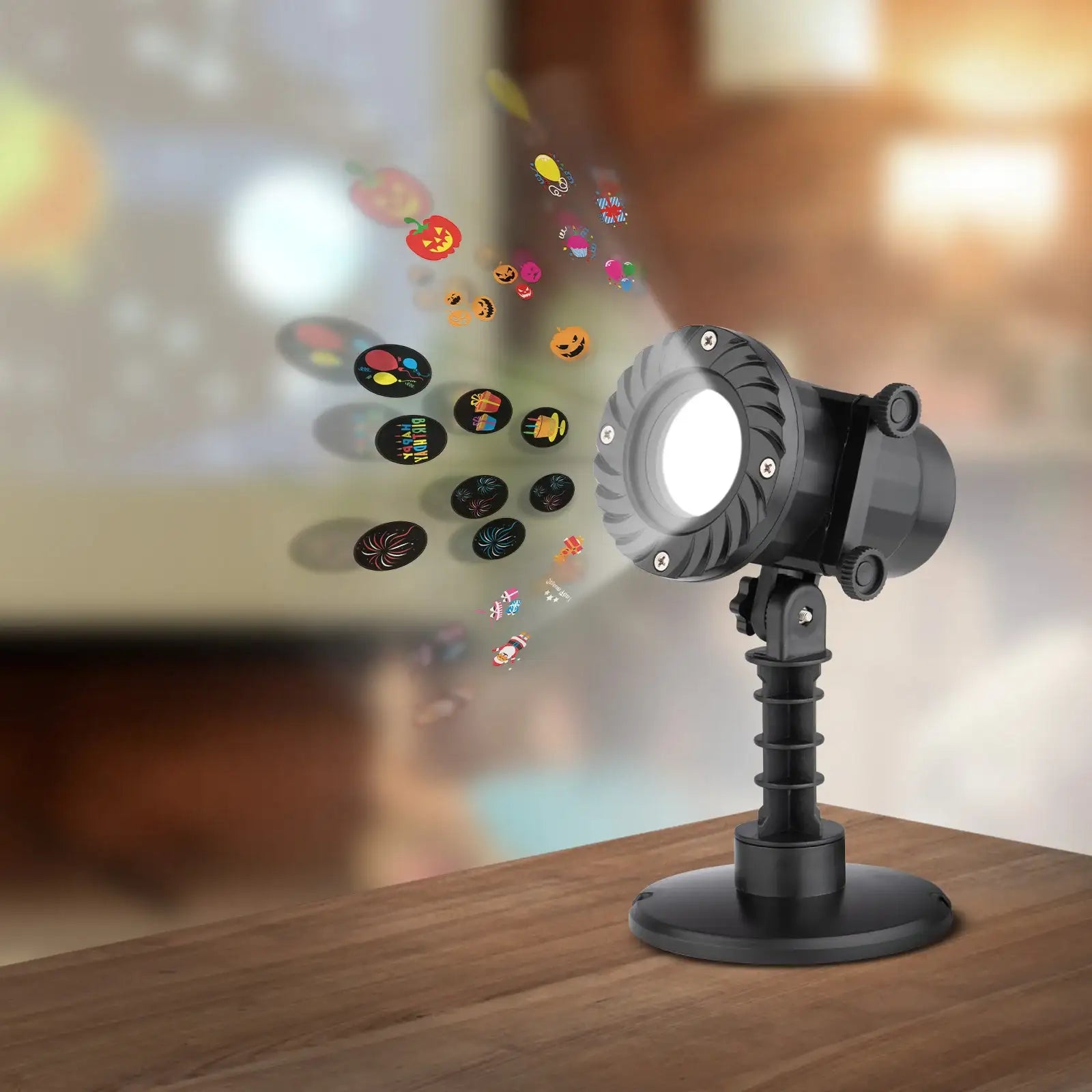 Arlec 5-theme LED light projector, animated celebration projector for events and holidays