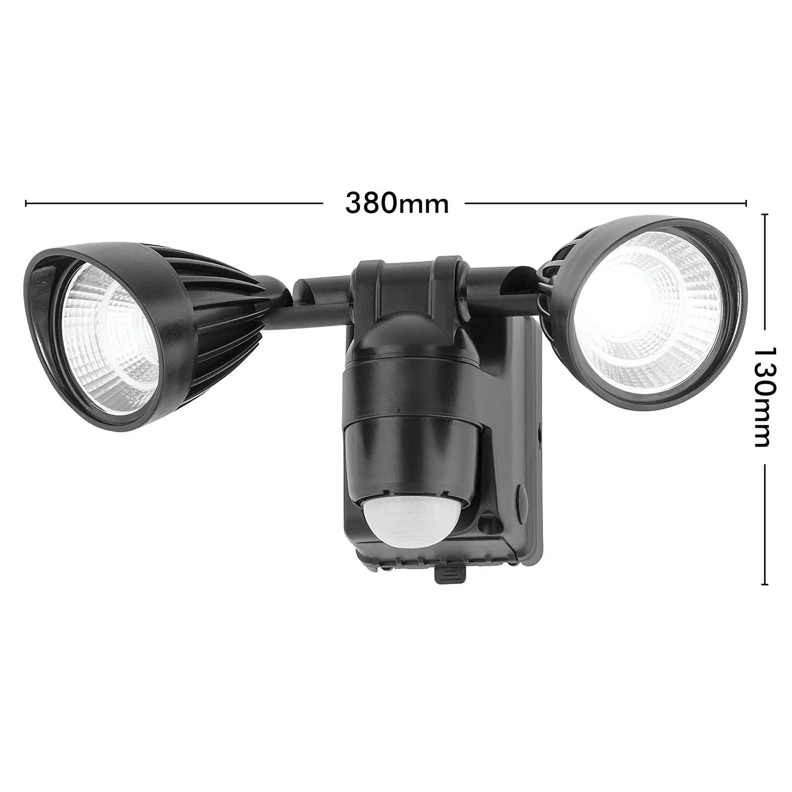 Arlec battery-operated LED spotlight – 6.5W motion sensor garden or security light with adjustable head and IP44 rating