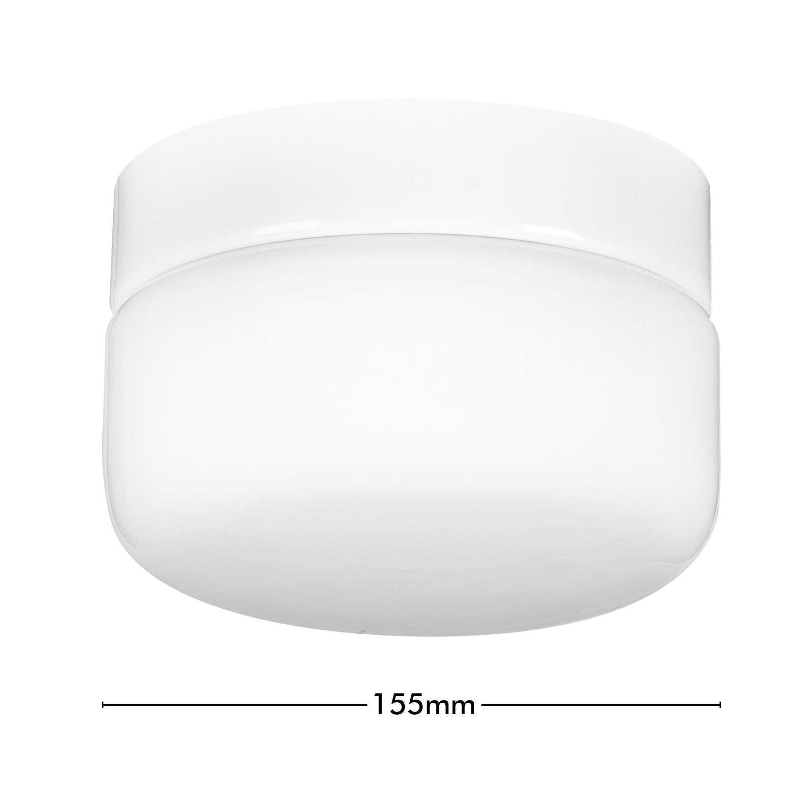 Arlec 60W White Clipper Ceiling Fan Light – Easy-Fit E27 Light Kit for Ceiling Fans