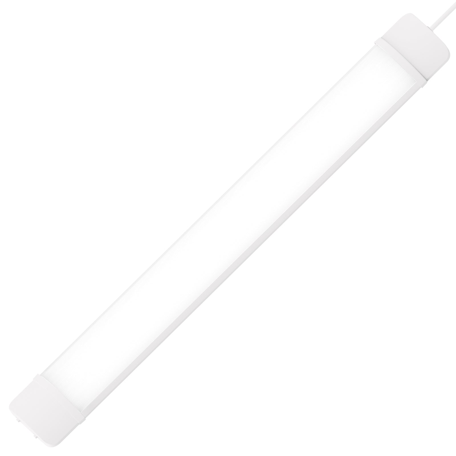Arlec 60cm IP20 LED batten – DIY 18W tri-colour low-profile indoor batten lighting