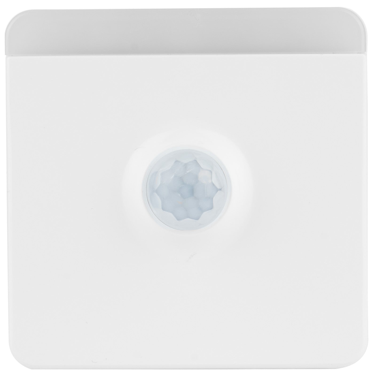 Arlec square plug-in motion sensor night light with warm white LED and auto shut-off