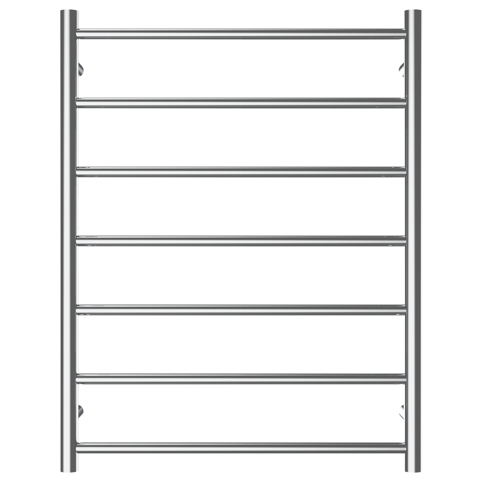 Arlec 68W 7 bar stainless steel heated towel rail for bathrooms