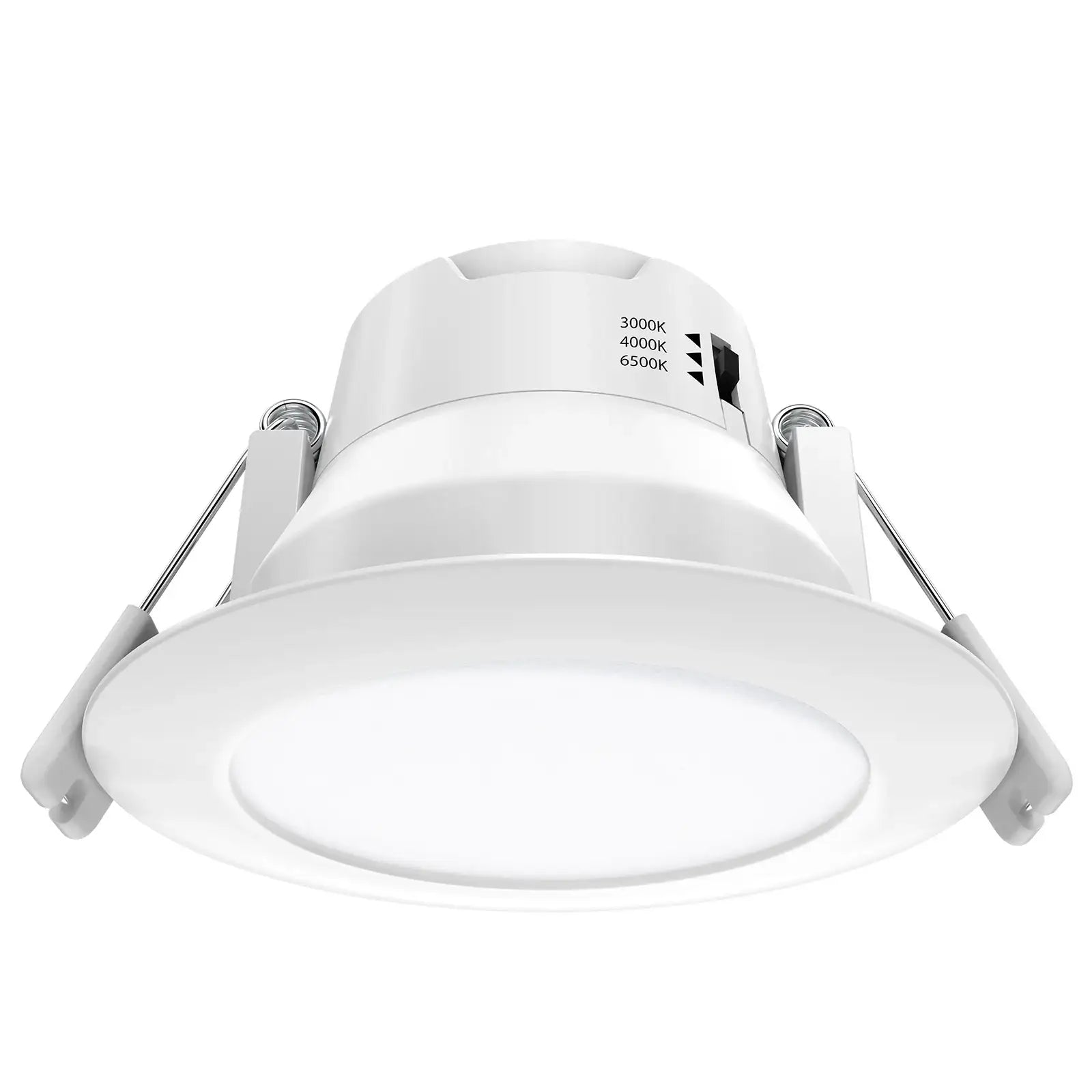 Arlec 6W dimmable tri-colour LED downlight, small cutout recessed light for ceilings
