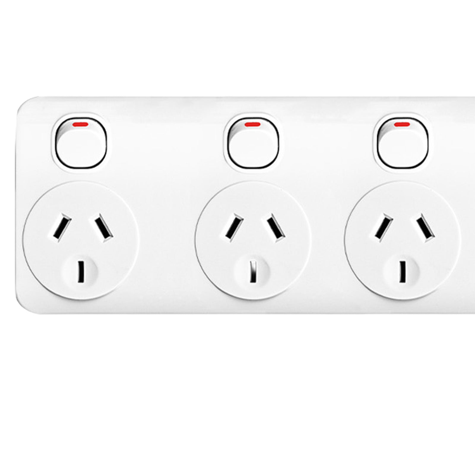 Arlec 6 Outlet Individually Switched Powerboard - switched powerboard, 6 socket extension, home office power strip