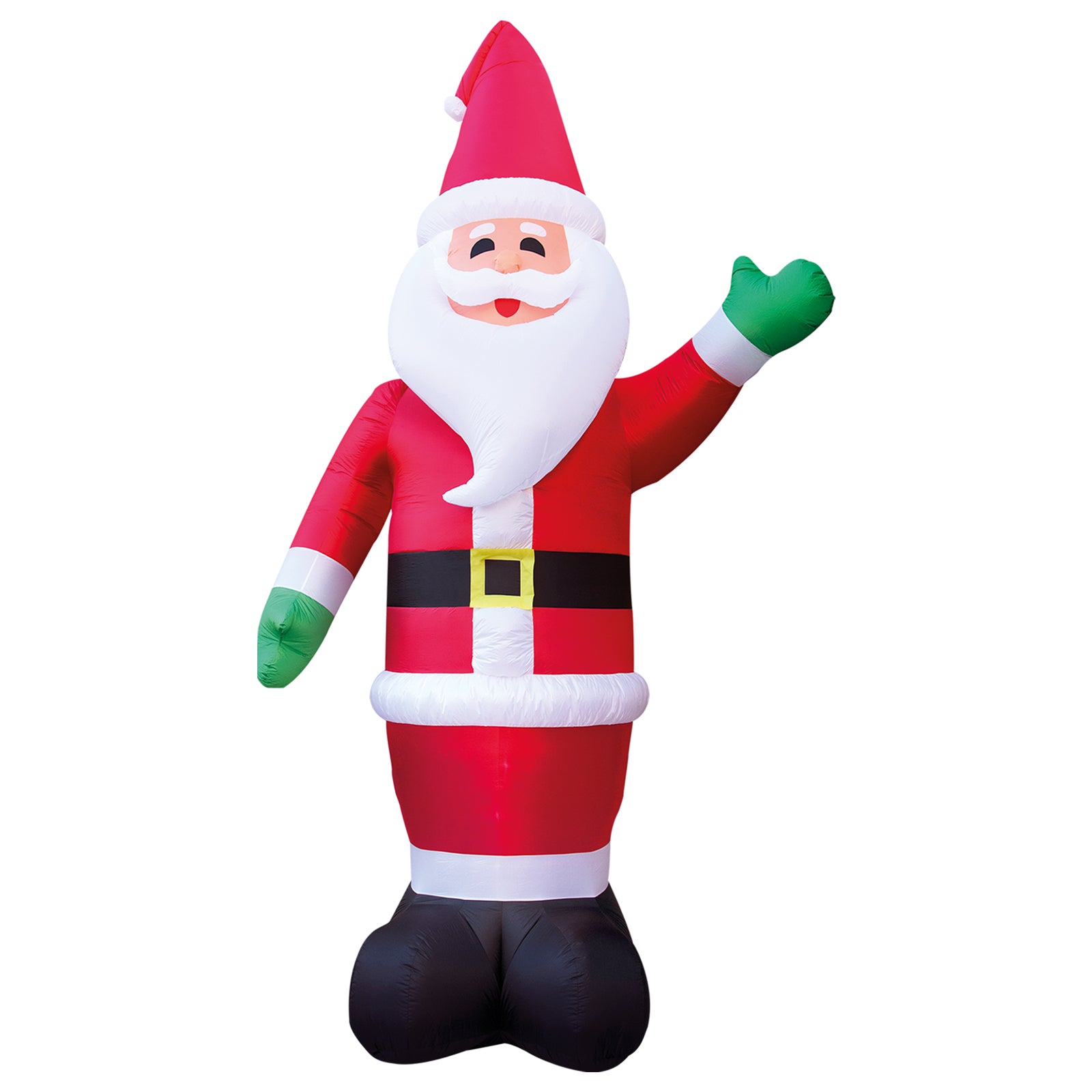 Arlec 6m inflatable Santa with LED lights – festive outdoor Christmas decoration with self-inflating low voltage design
