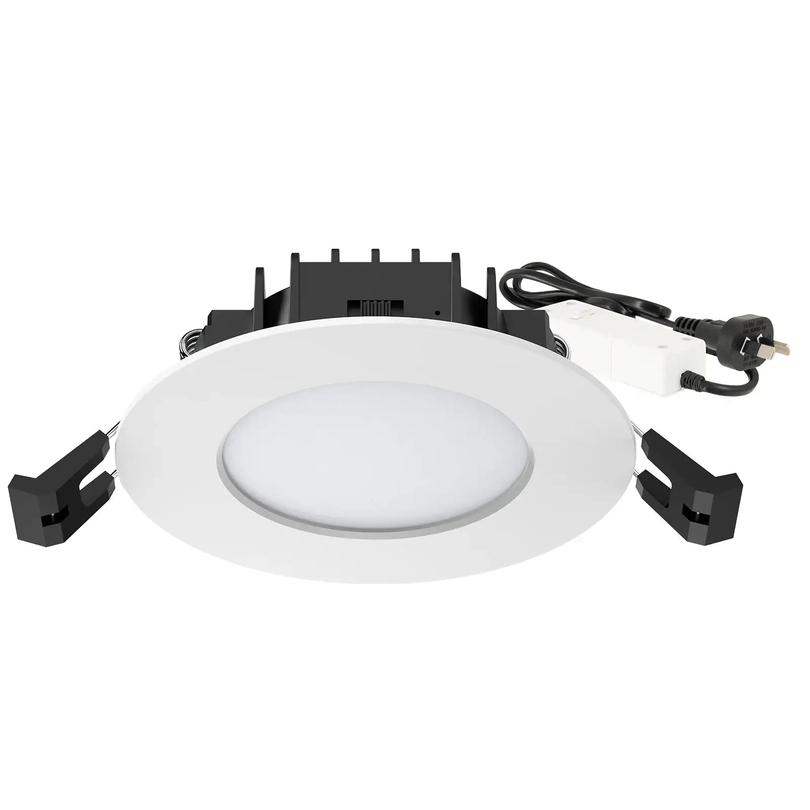 Arlec IP65 rated LED downlight, waterproof tri-colour dimmable ceiling light, 70mm cutout