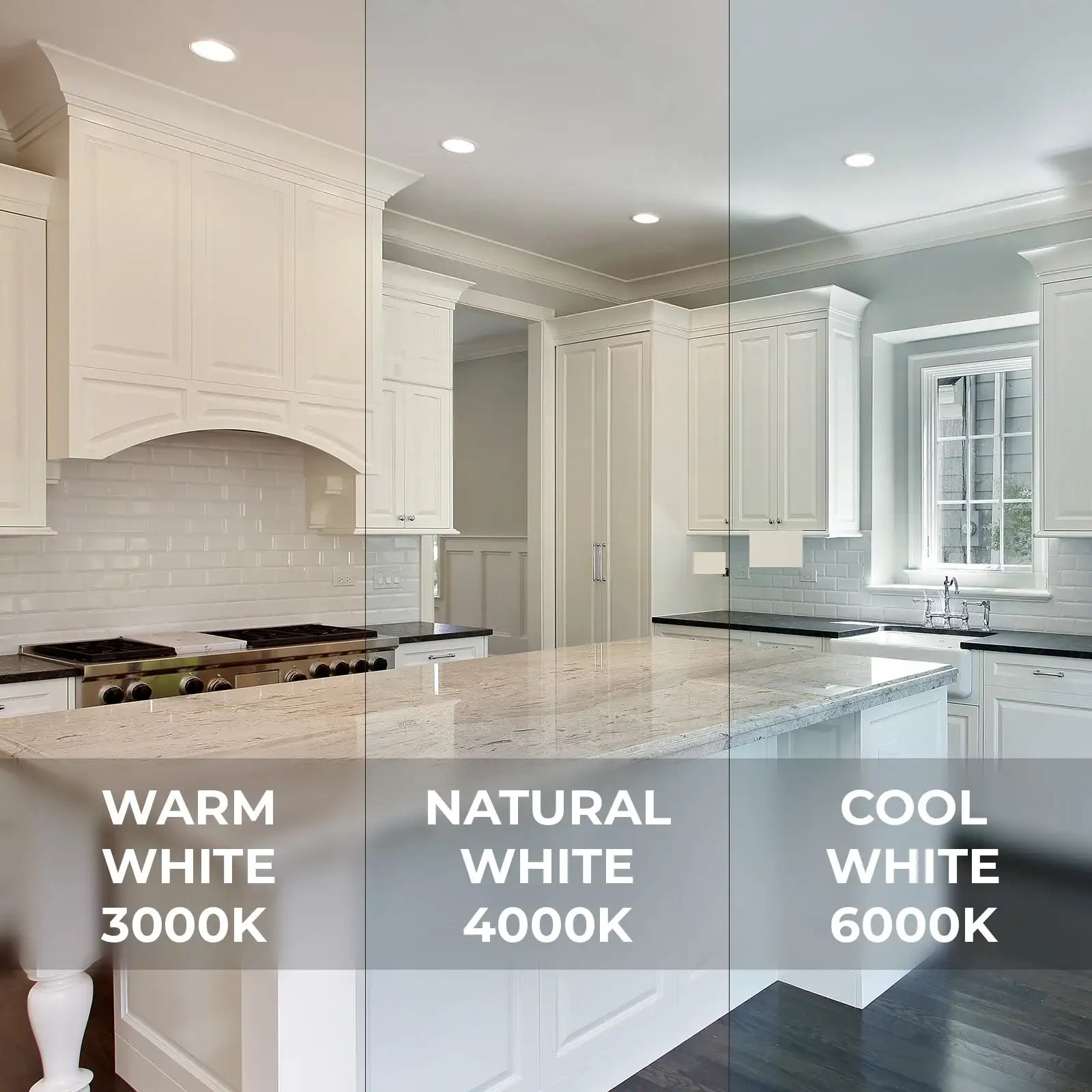 Arlec IP65 rated LED downlight, waterproof tri-colour dimmable ceiling light, 70mm cutout