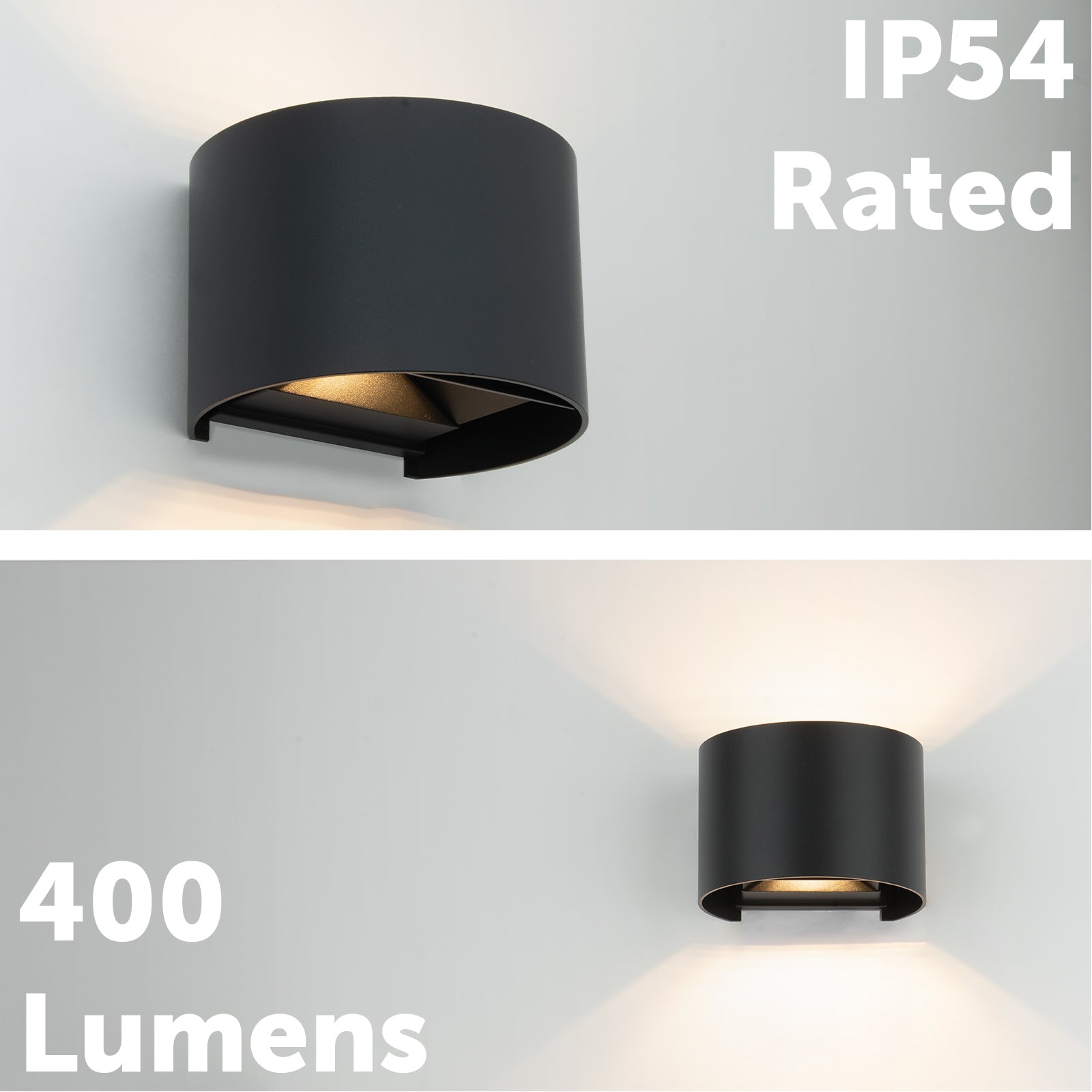 Arlec 7W LED Adjustable Beam Angle Up and Down Wall Light - exterior wall light, energy efficient LED