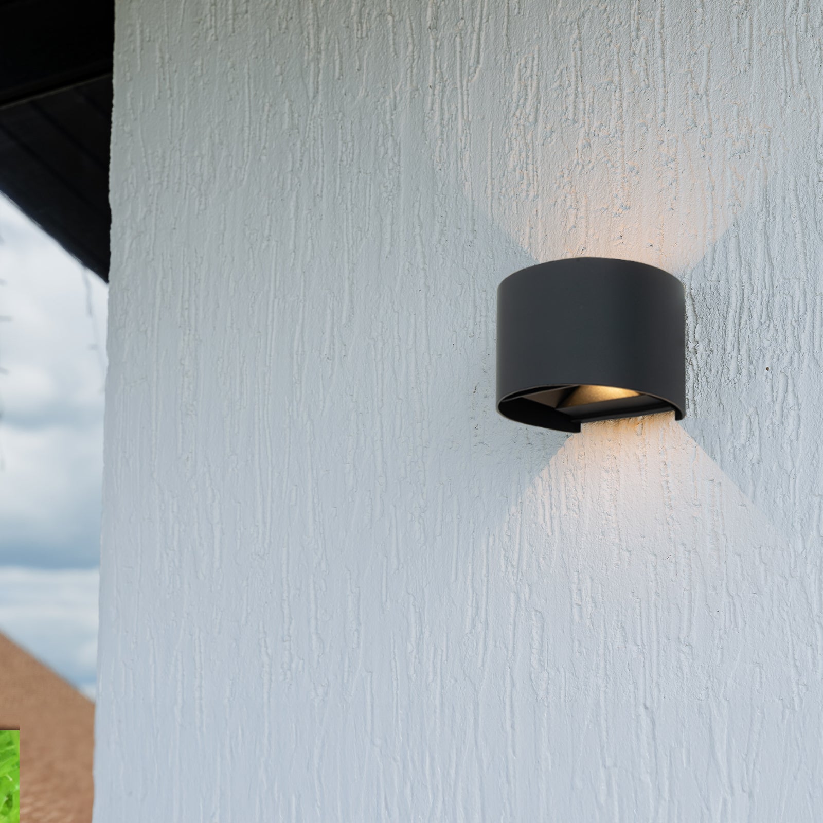 Arlec 7W LED Adjustable Beam Angle Up and Down Wall Light - exterior wall light, energy efficient LED