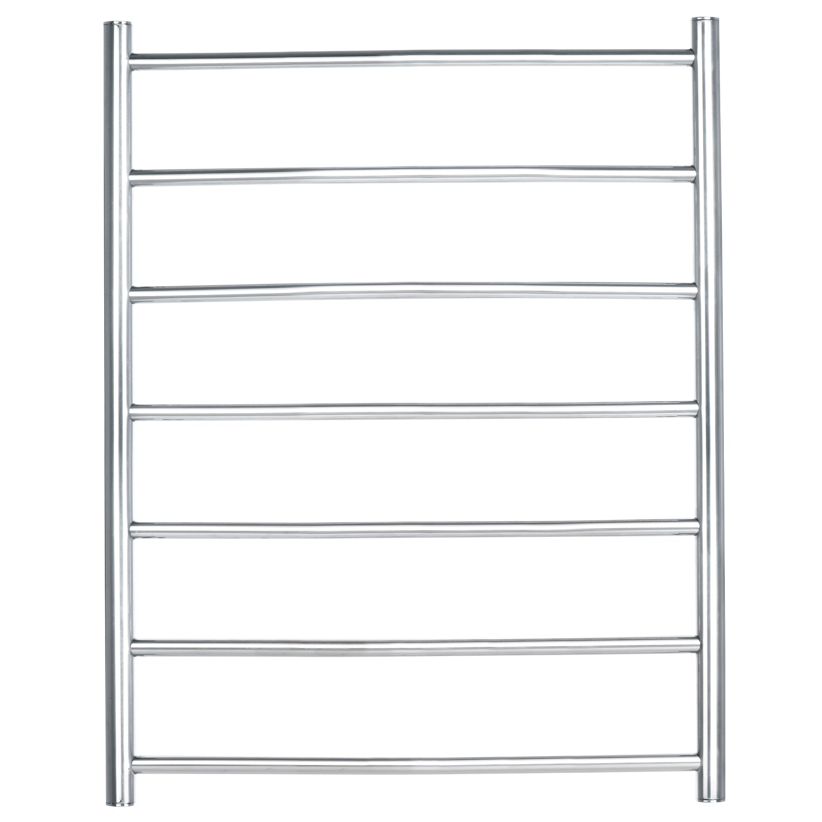 Arlec 70W curved 7 bar stainless steel towel rail for stylish bathroom heating