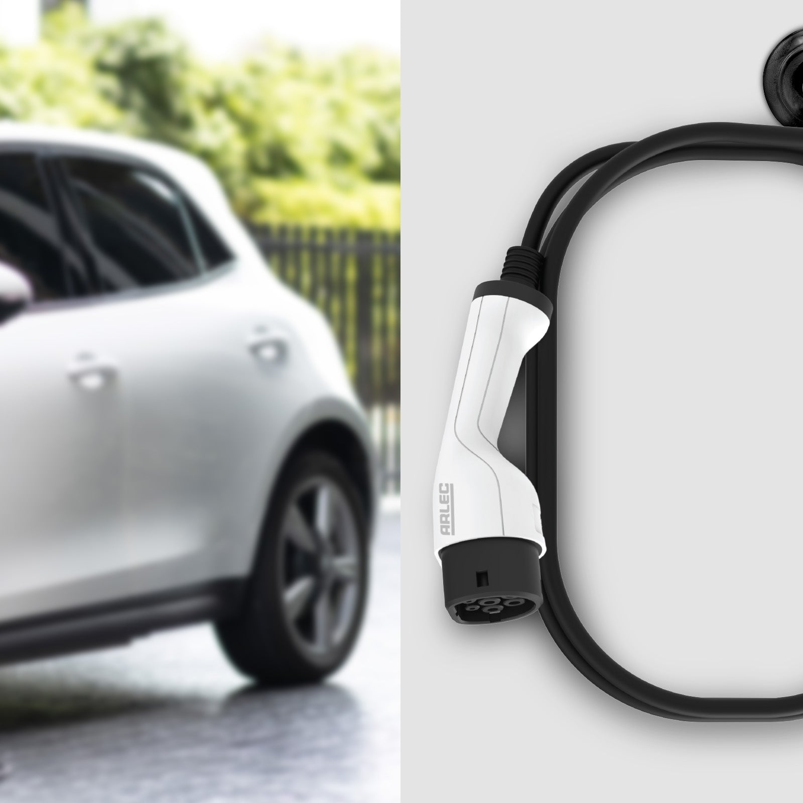 Arlec 7.4kW Single Phase EV Charging Cable, 7m IP65-rated, Type 2 connector for electric vehicles and home chargers