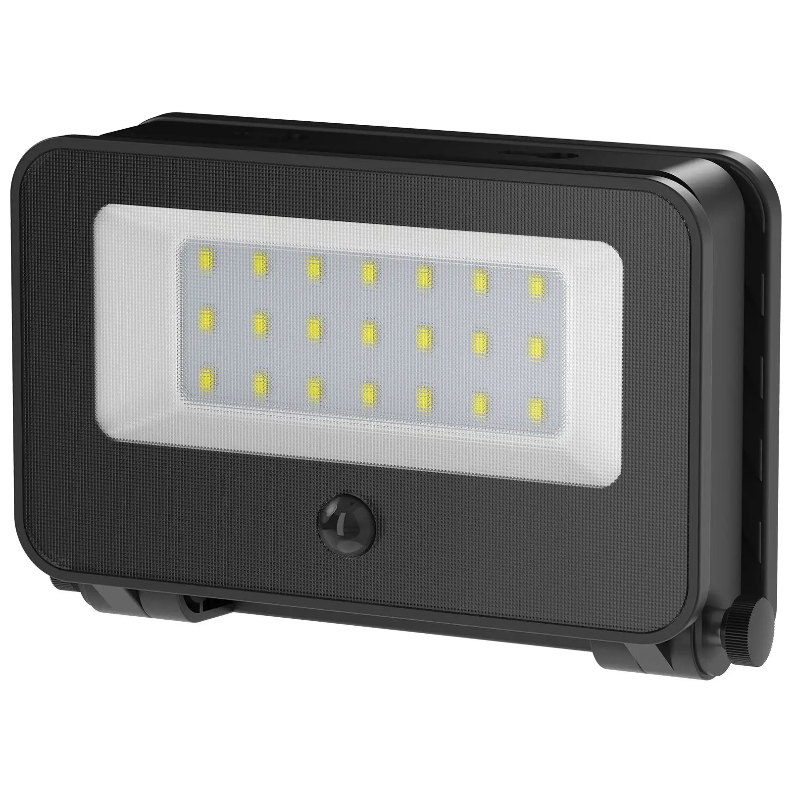 Arlec 800 lumen solar LED floodlight – PIR motion sensor light with 5m detection range and 10-hour run time