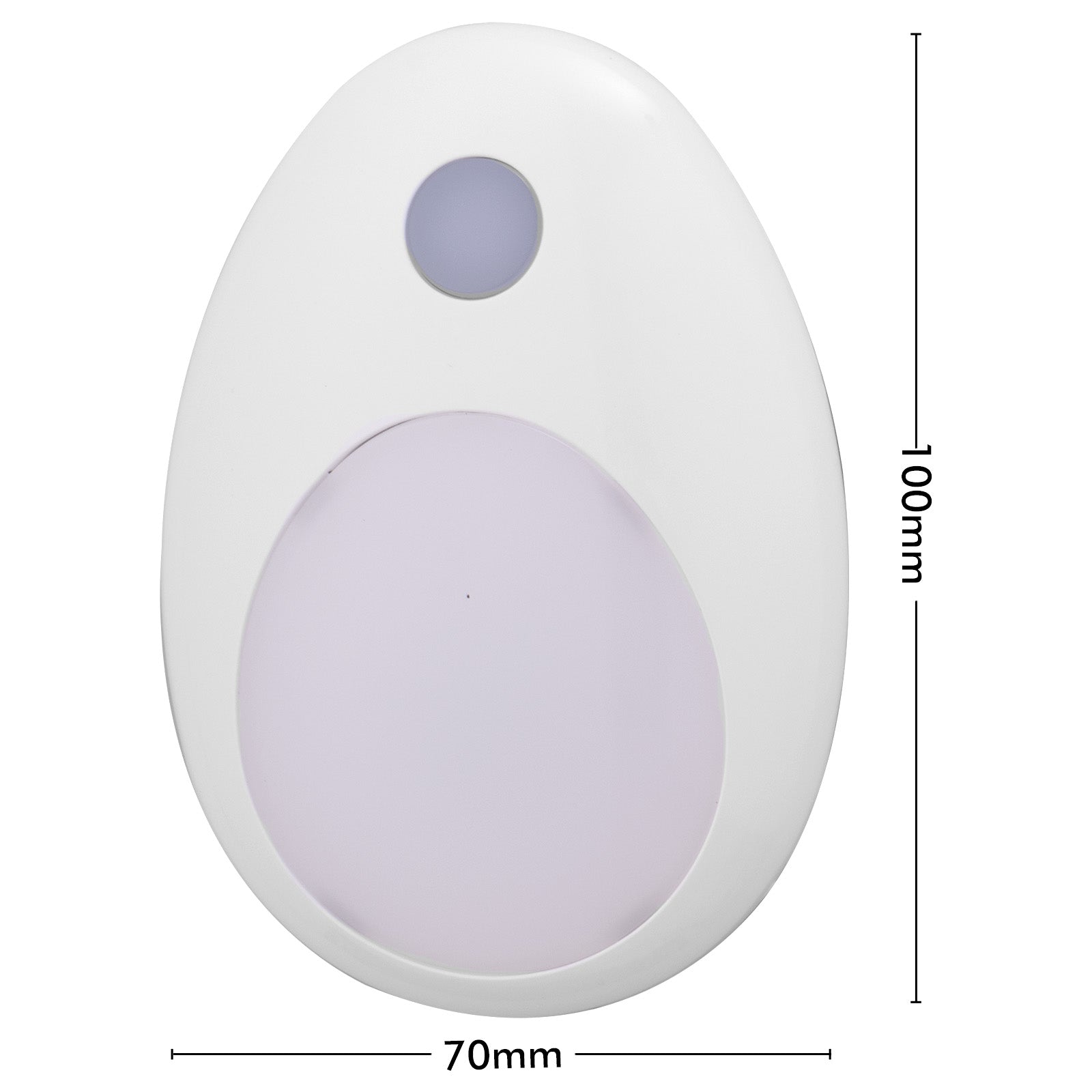 Arlec pebble-shaped LED night light with soft ambient lighting for bedrooms