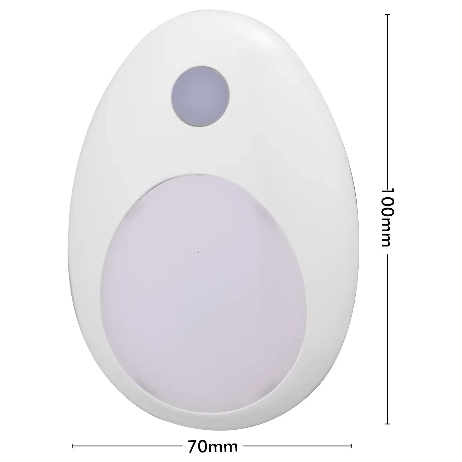 Arlec pebble-shaped LED night light with soft ambient lighting for bedrooms