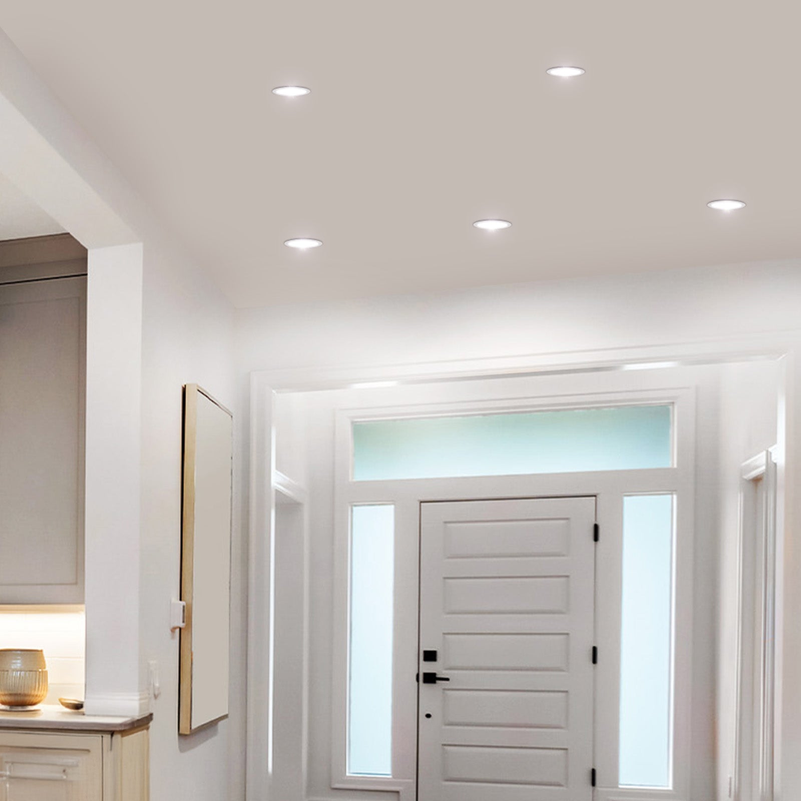 5 pack Arlec 9W RGB+CCT smart LED downlights – Wi-Fi ceiling lighting for home automation