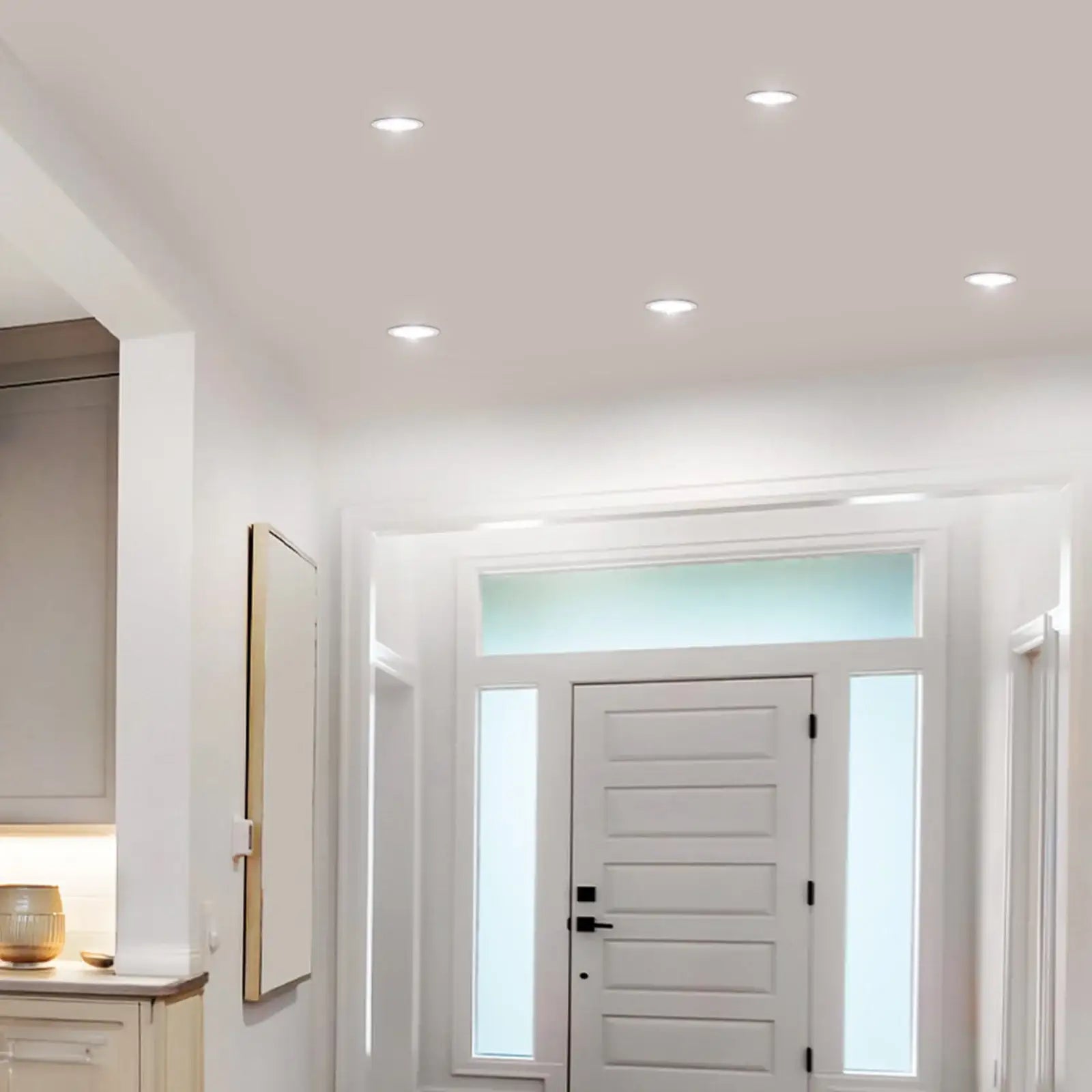 5 pack Arlec 9W RGB+CCT smart LED downlights – Wi-Fi ceiling lighting for home automation