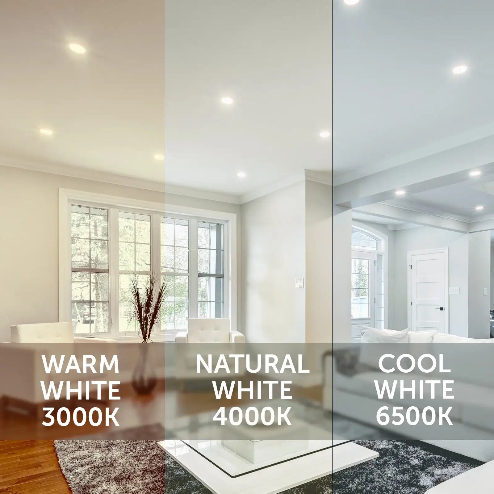 Arlec 2-pack recessed LED downlights, tri-colour dimmable ceiling lights with plug