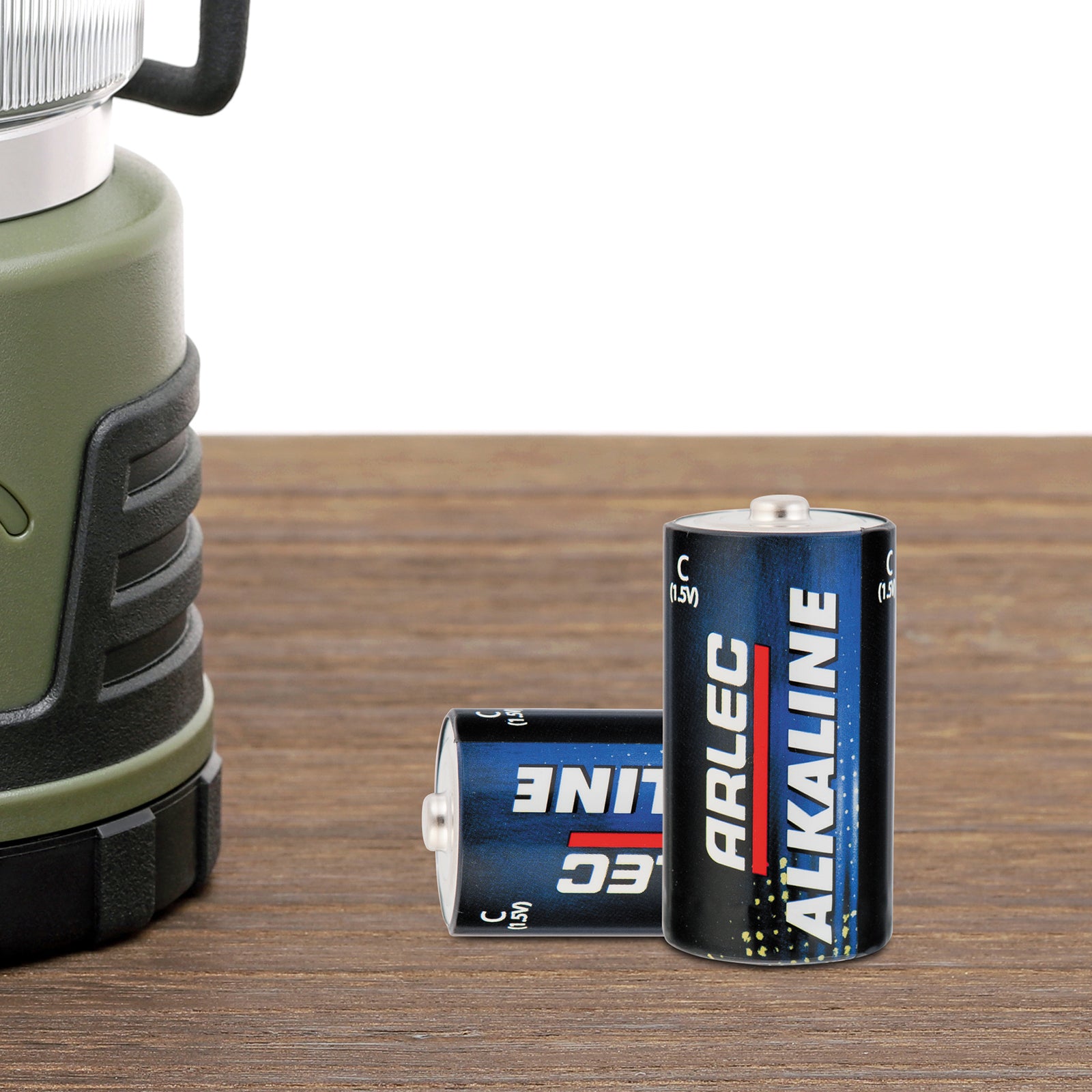 C size alkaline batteries – Arlec 2 pack for torches and toys