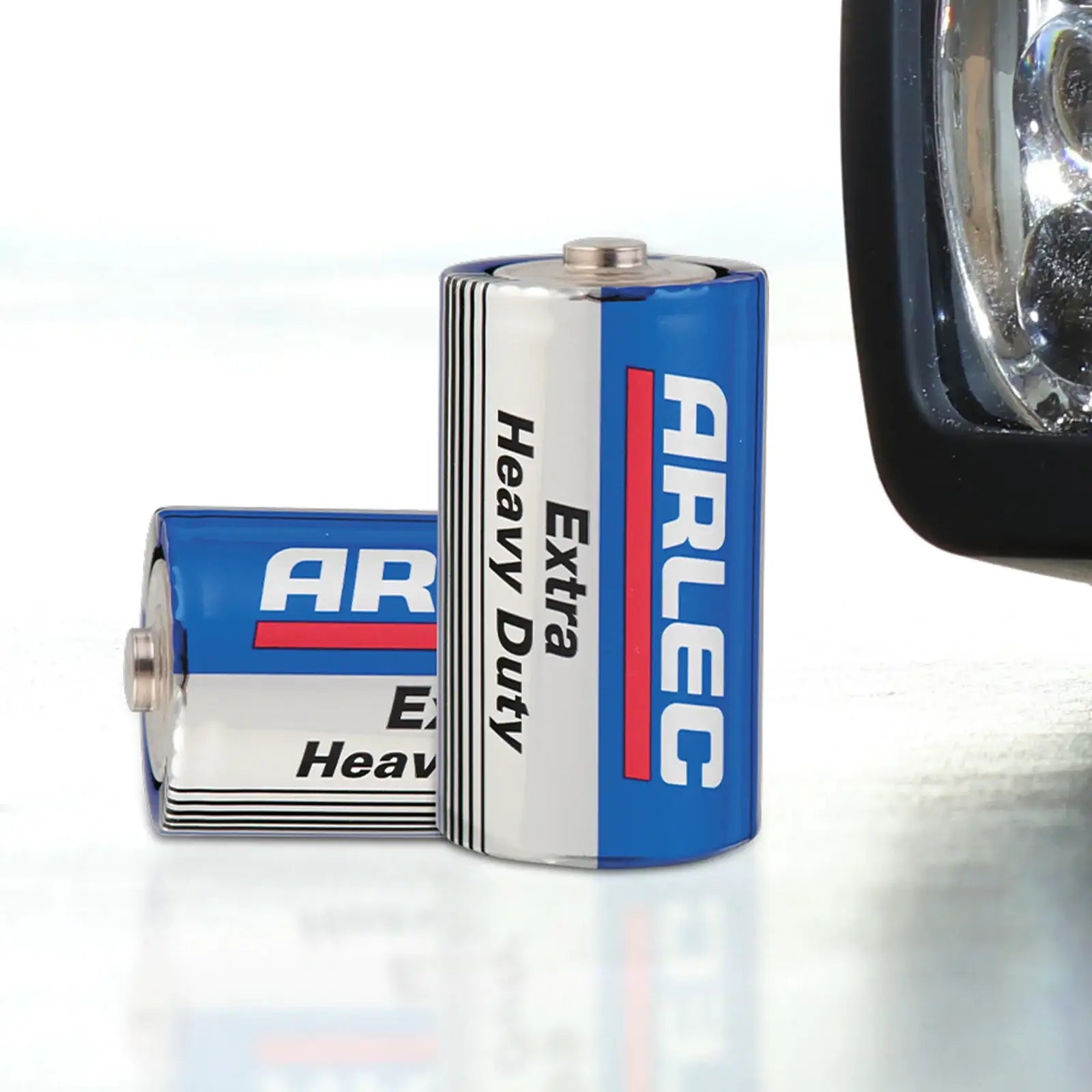 Arlec D size heavy duty batteries – 2 pack for long use devices