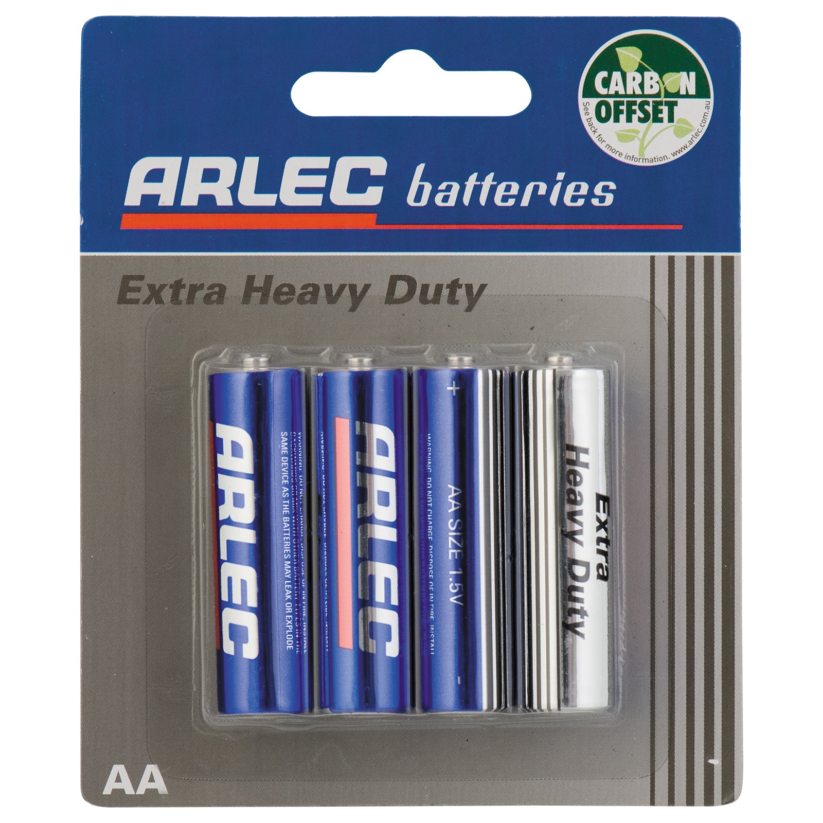 Arlec extra heavy duty AA batteries – 4 pack for high-drain devices