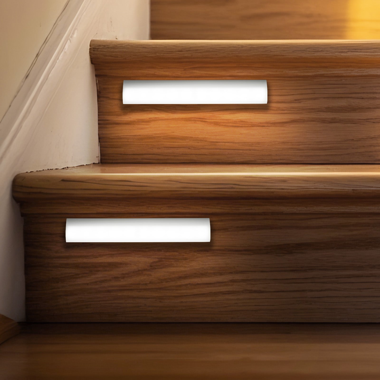 Arlec bar-style motion sensor LED nightlight with batteries for stairs and hallways