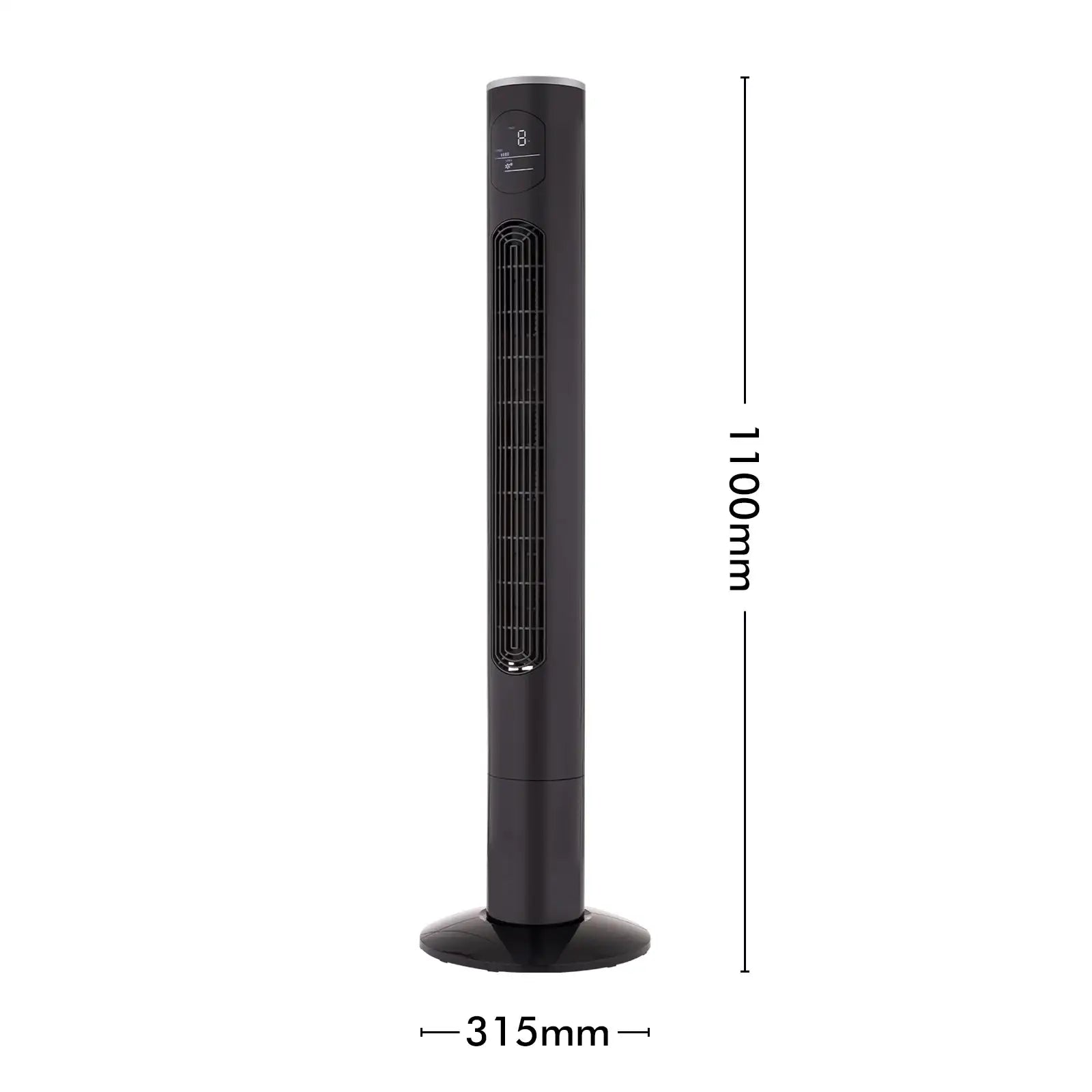 Arlec 118cm smart oscillating tower fan with 12 speeds and remote