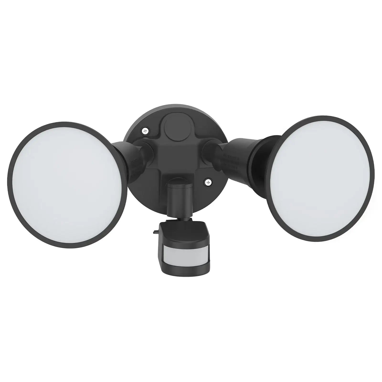 Arlec twin head hardwired LED floodlight – 1900 lumens motion sensor security light for outdoor installation