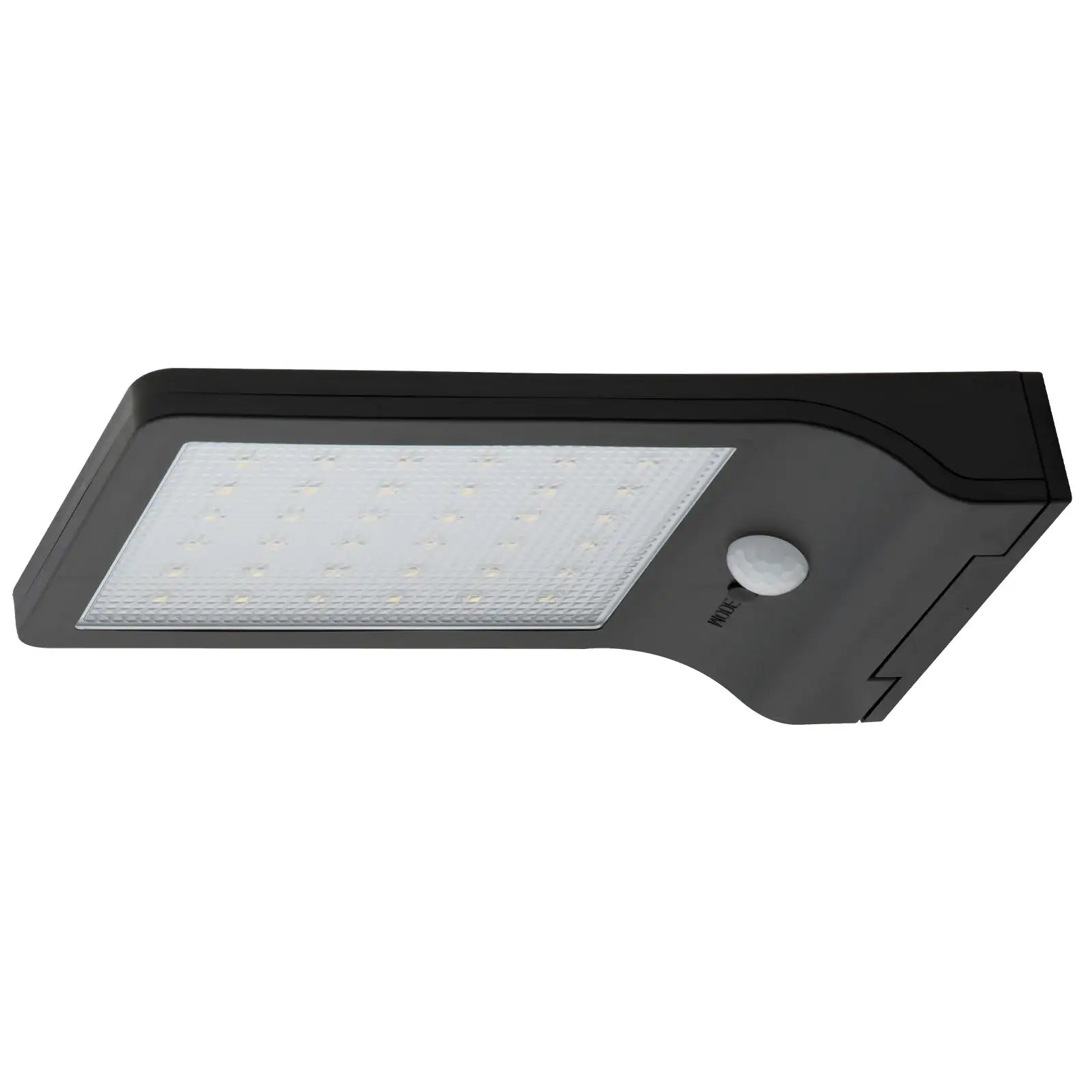 Arlec Black Ritter Sensor Solar Wall Light - solar powered light, motion sensor light, exterior wall light