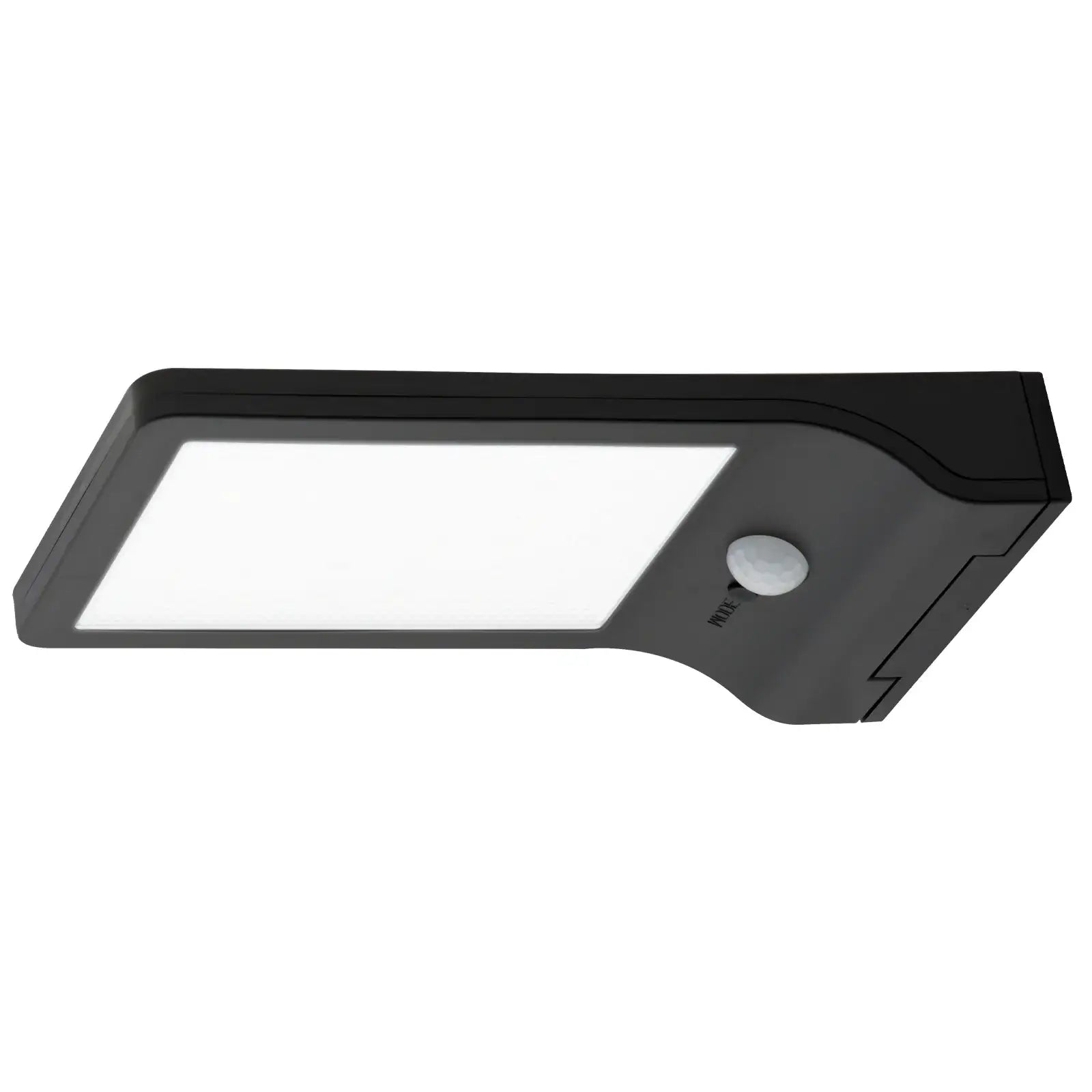 Arlec Black Ritter Sensor Solar Wall Light - solar powered light, motion sensor light, exterior wall light